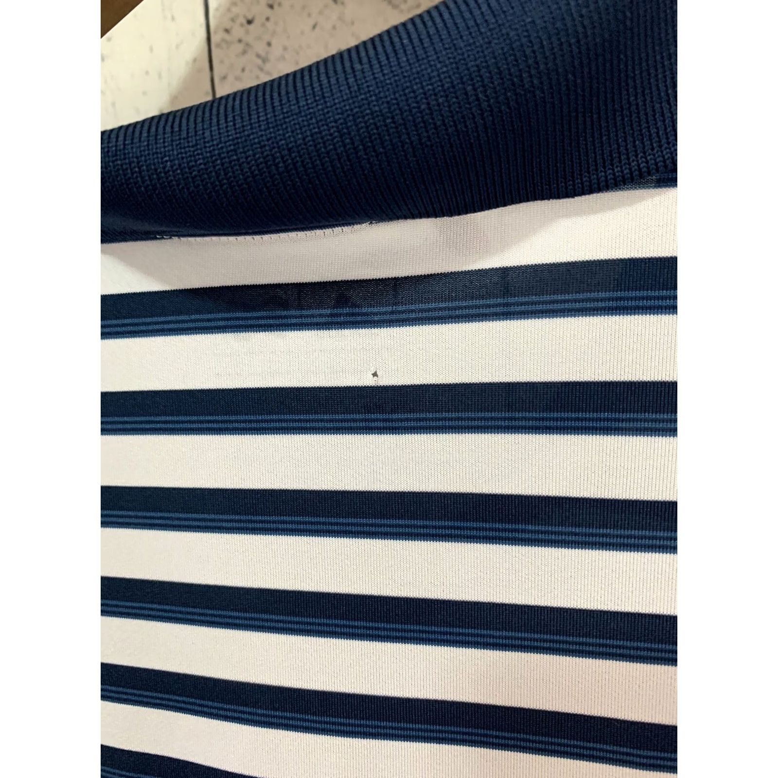 Adidas Adidas Golf Polo Shirt Striped Castle Pines Blue XL Men Short Sleeve Shirt Polo Men Size US XL / EU 56 / 4 - 5 Thumbnail