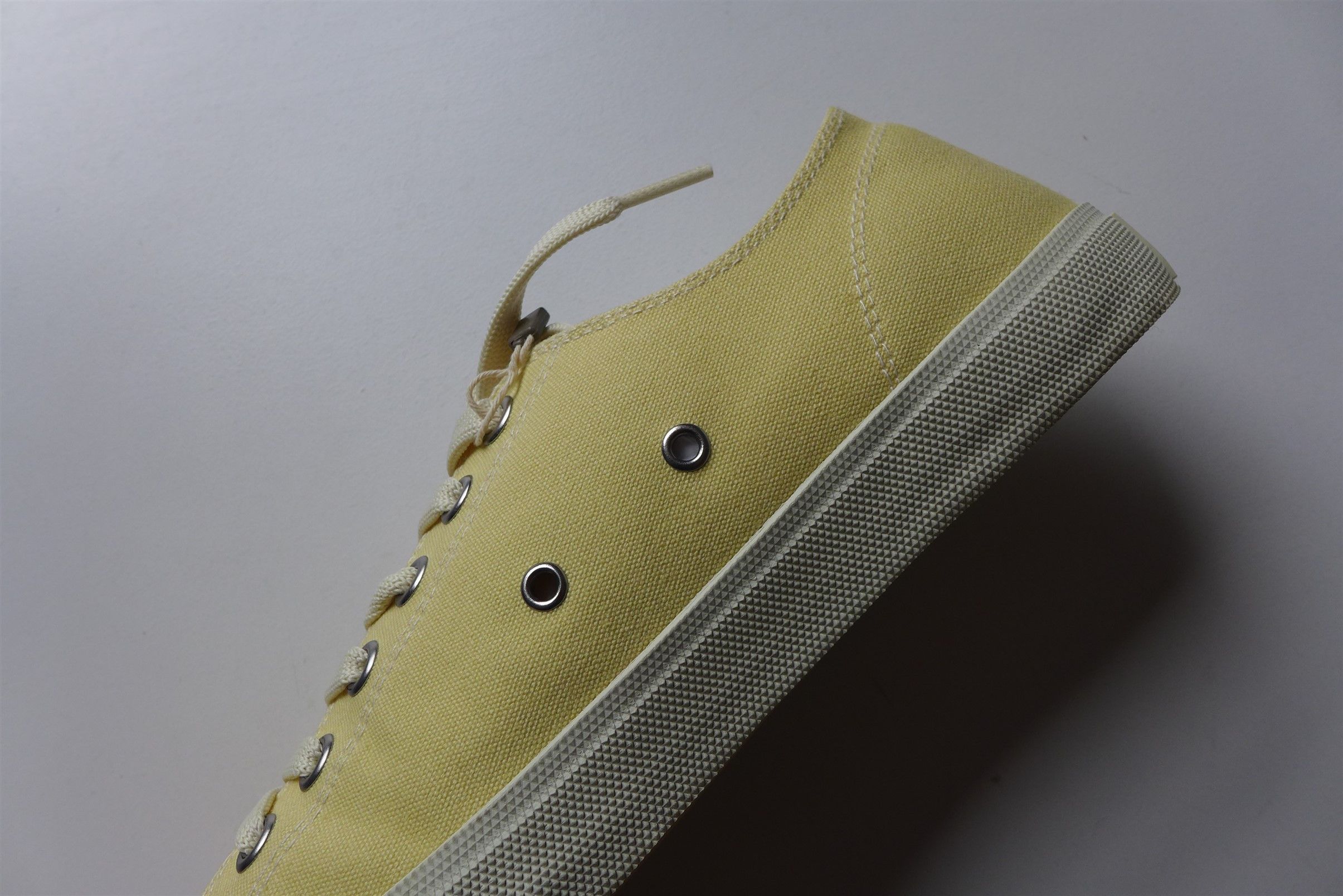 Maison Margiela Margiela Tabi Low Sneakers - Yellow Cotton Canvas Size US 8 / EU 41 - 11 Thumbnail