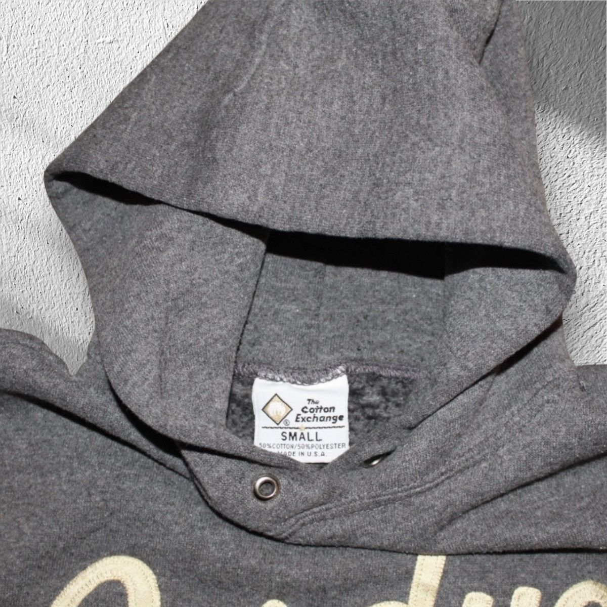 Vintage Vintage 90s Purdue Boilermakers Gray Hoodie – Small Size US S / EU 44-46 / 1 - 3 Thumbnail