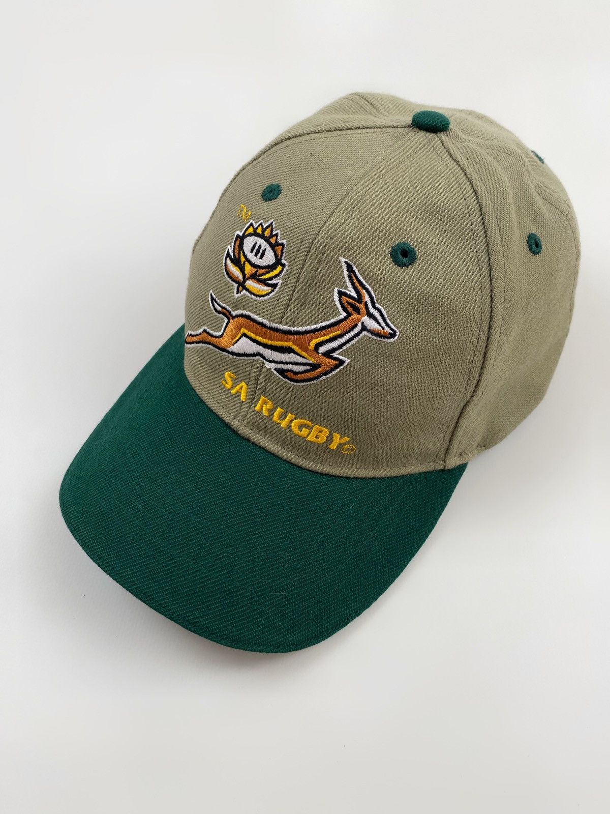 Vintage 2000’s Vintage SA Rugby Union Springboks Logo Strapback Cap Size ONE SIZE - 2 Thumbnail