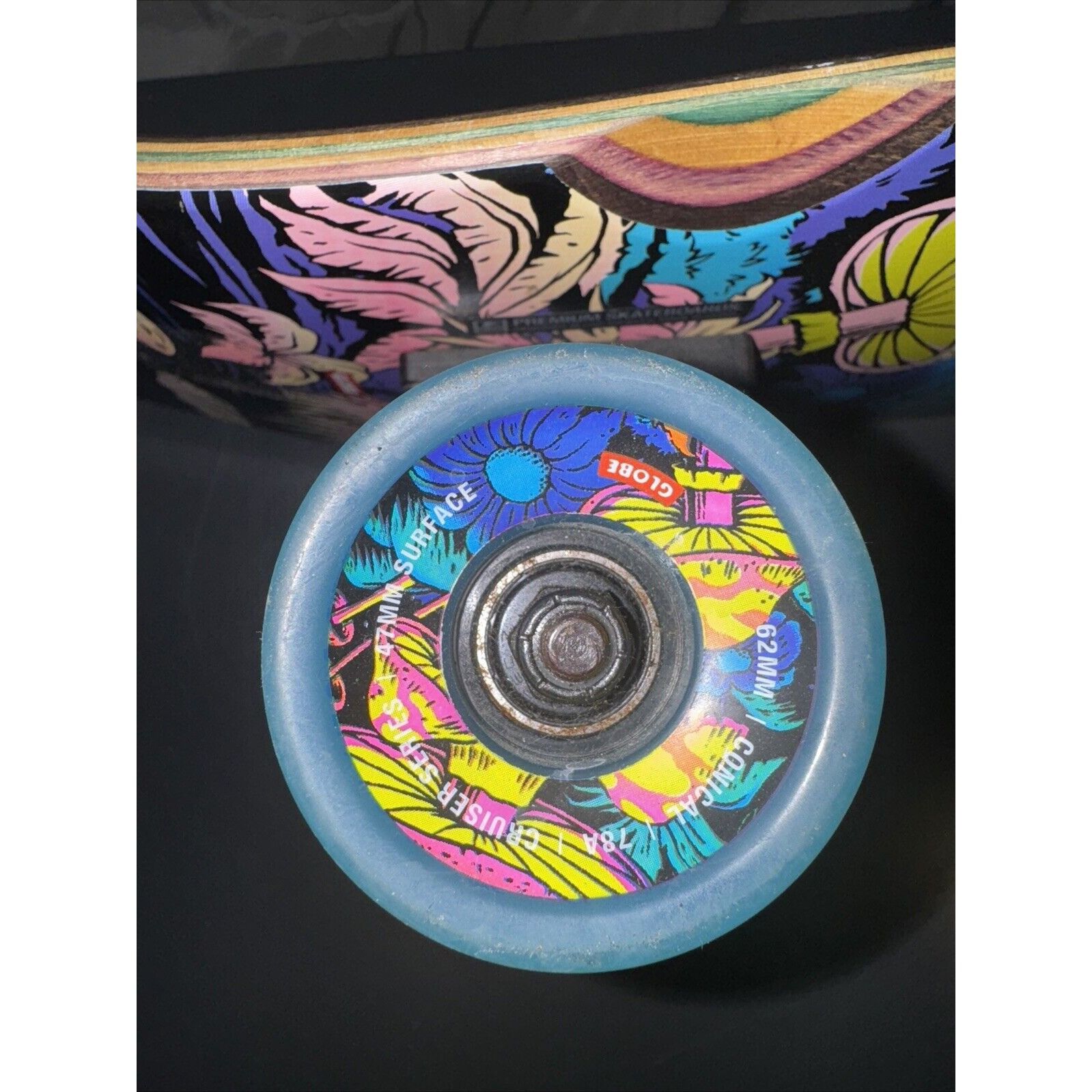Globe Used Globe Australia Skateboard Skulls Frog Mushrooms Tensor Size ONE SIZE - 18 Thumbnail