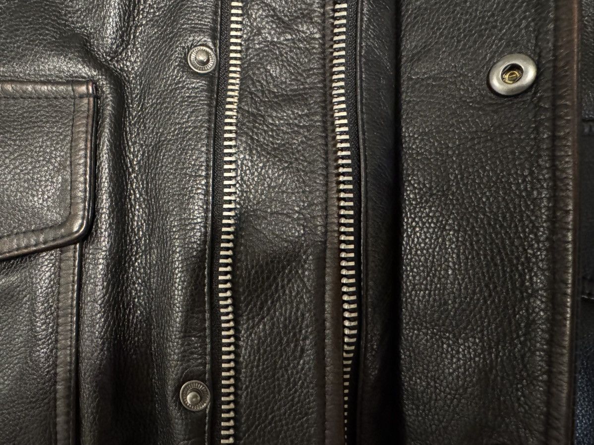 Madewell Madewell Black Leather Flight Jacket Size US XL / EU 56 / 4 - 9 Thumbnail