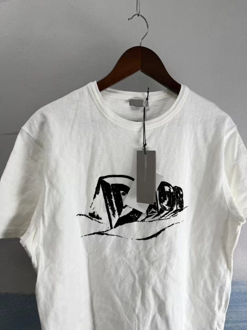 Dior Dior white short sleeve T-shirt L Size US L / EU 52-54 / 3 - 2 Thumbnail