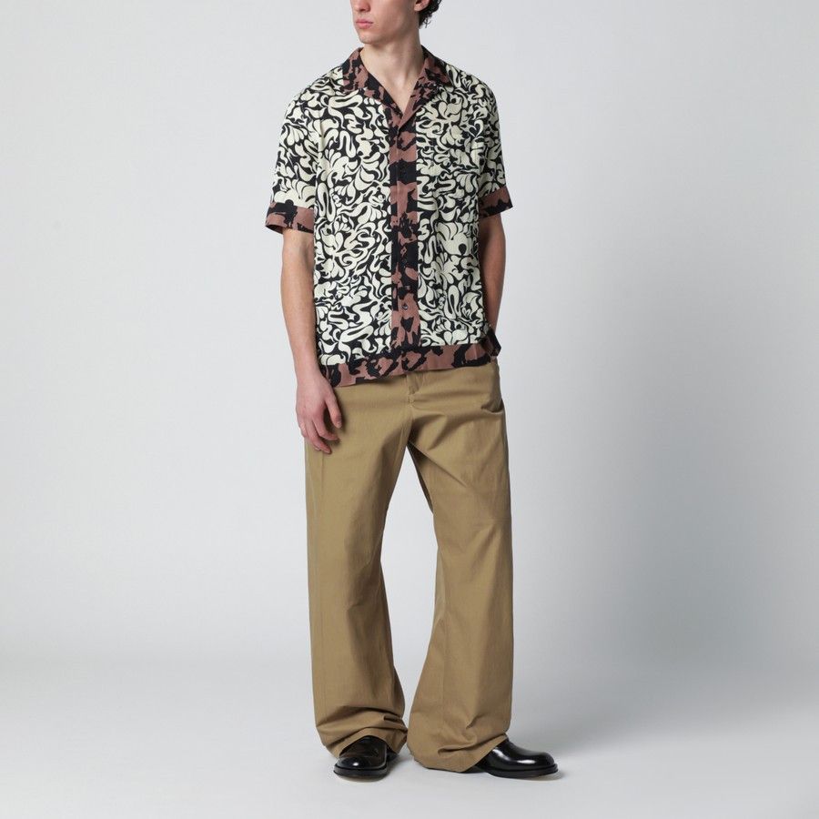 Dries Van Noten o1d2blof0226 Print Shirt in Multicolor Size US M / EU 48-50 / 2 - 2 Thumbnail
