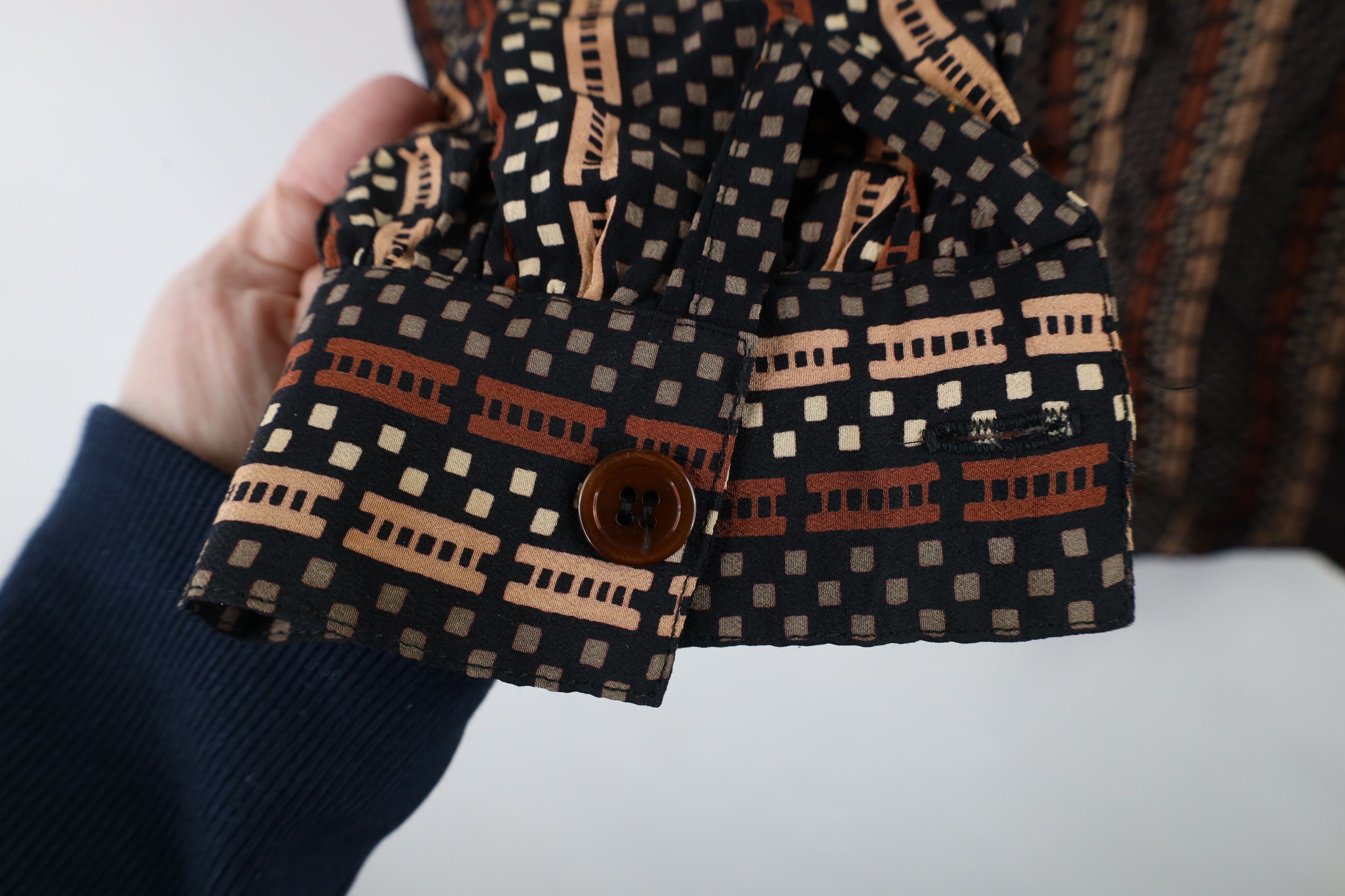 Vintage Vintage 90s Streetwear Checkered Collared Button Shirt Size L / US 10 / IT 46 - 5 Thumbnail