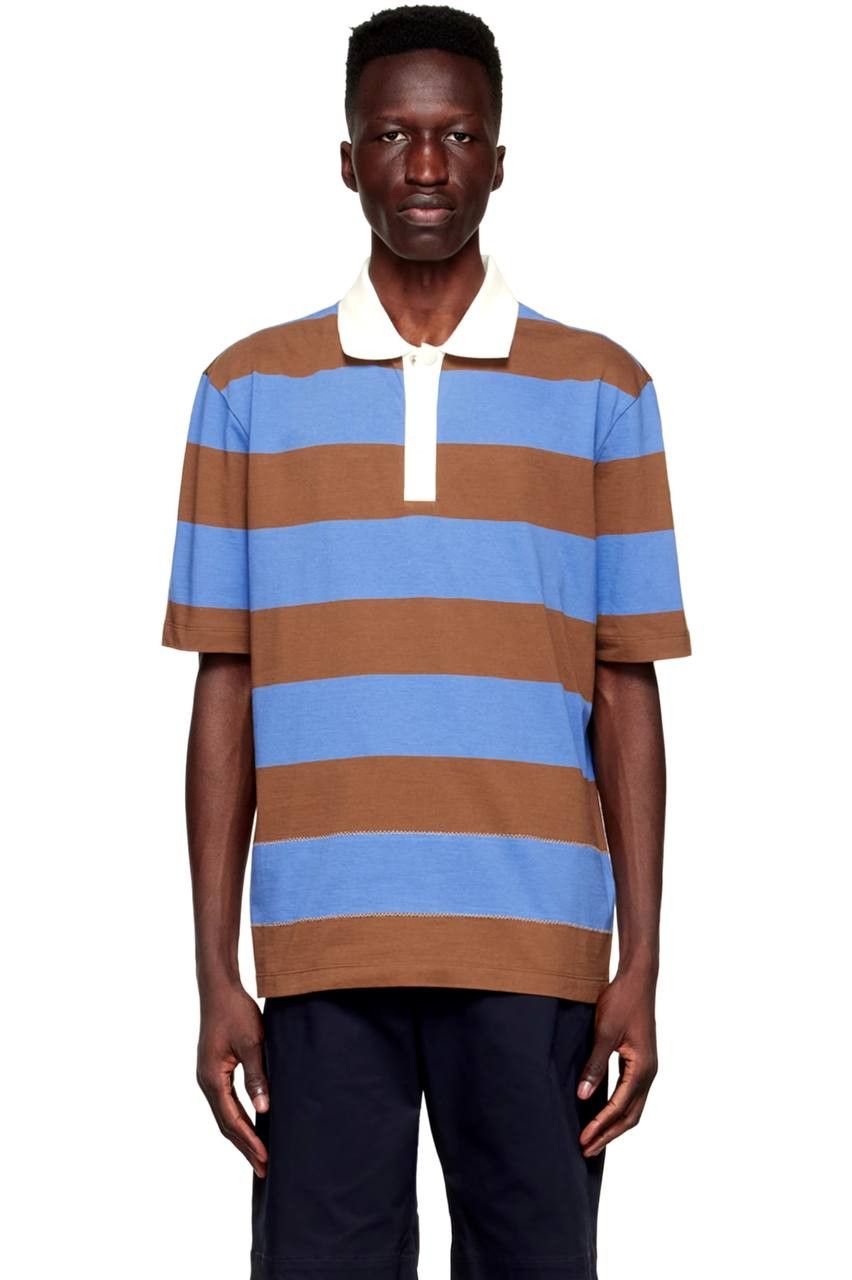 Moncler Moncler SS Striped Polo Size US M / EU 48-50 / 2 - 2 Thumbnail