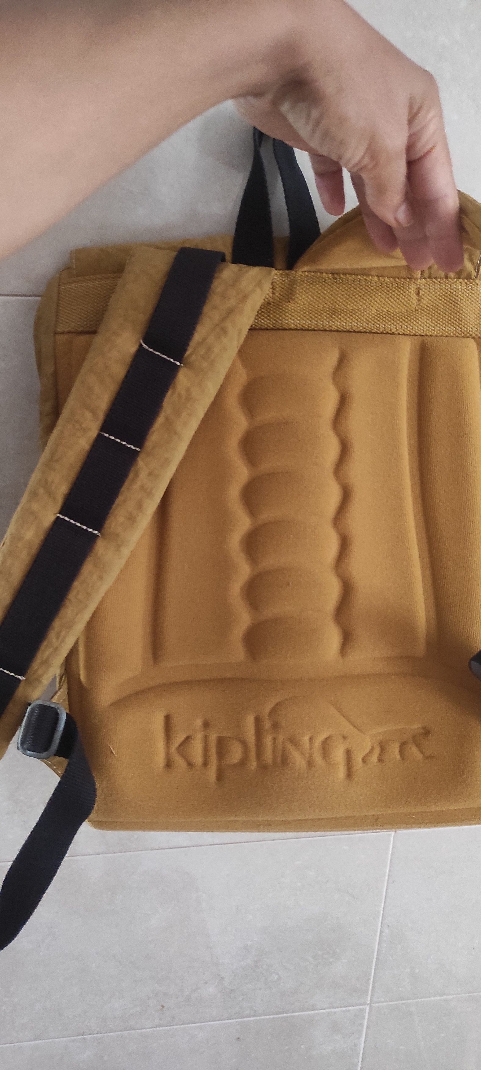 Other kipling Backpack Yellow Zipper Pockets Drawstring Tops Size ONE SIZE - 13 Thumbnail