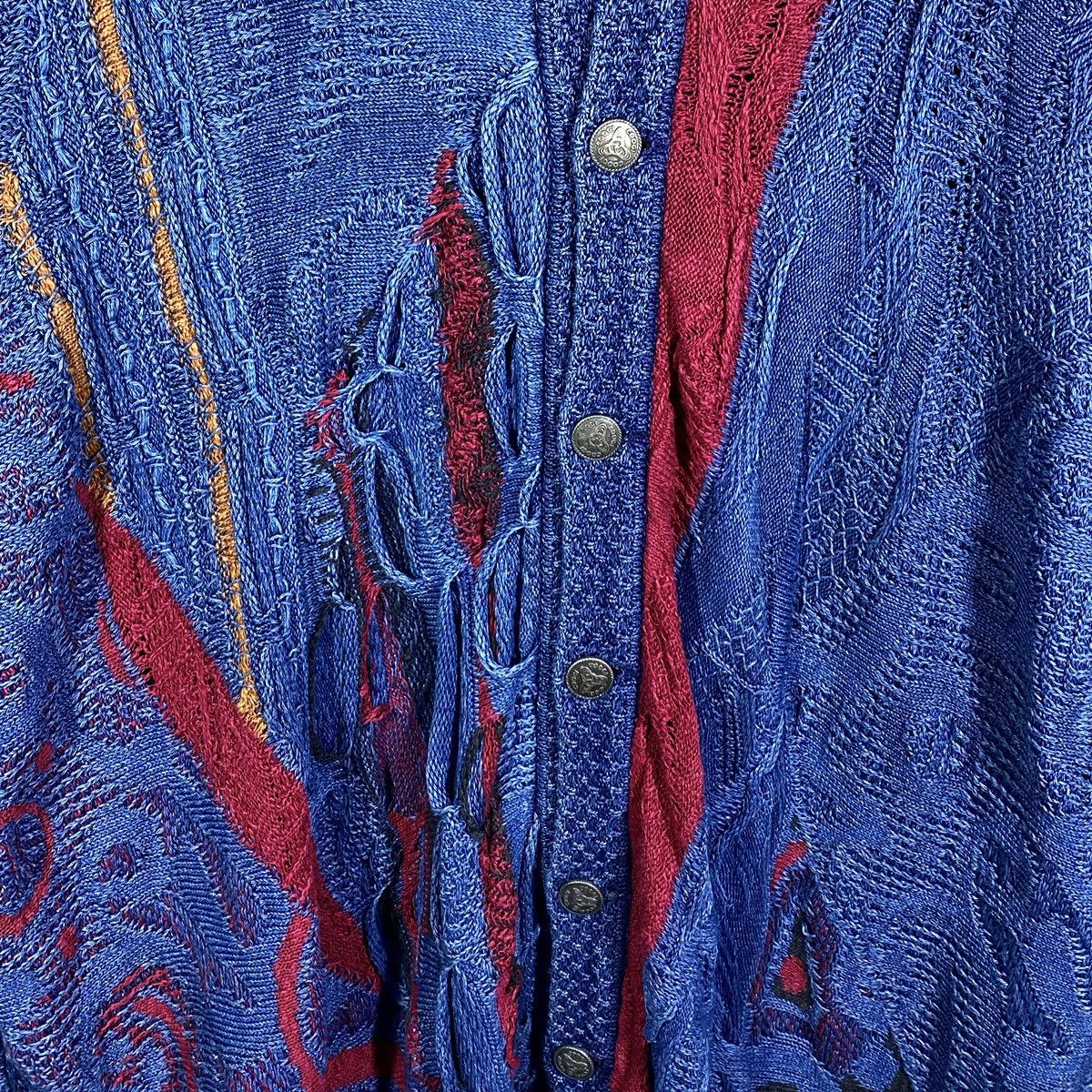 Coogi Rare Pull Cardigan Oversize Graphique Vintage Coogi Blues Size US L / EU 52-54 / 3 - 3 Thumbnail