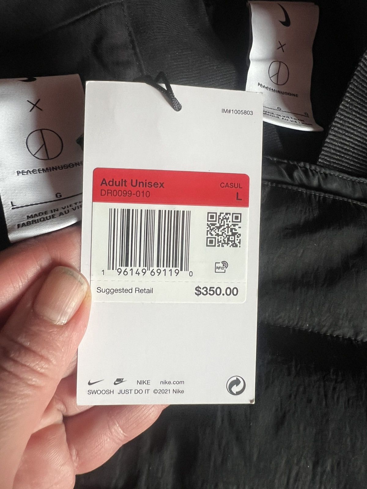 Nike × peaceminusone Nike x Peaceminusone 2-in-1 Kimono Jacket & Vest L NWT Size US L / EU 52-54 / 3 - 23 Thumbnail