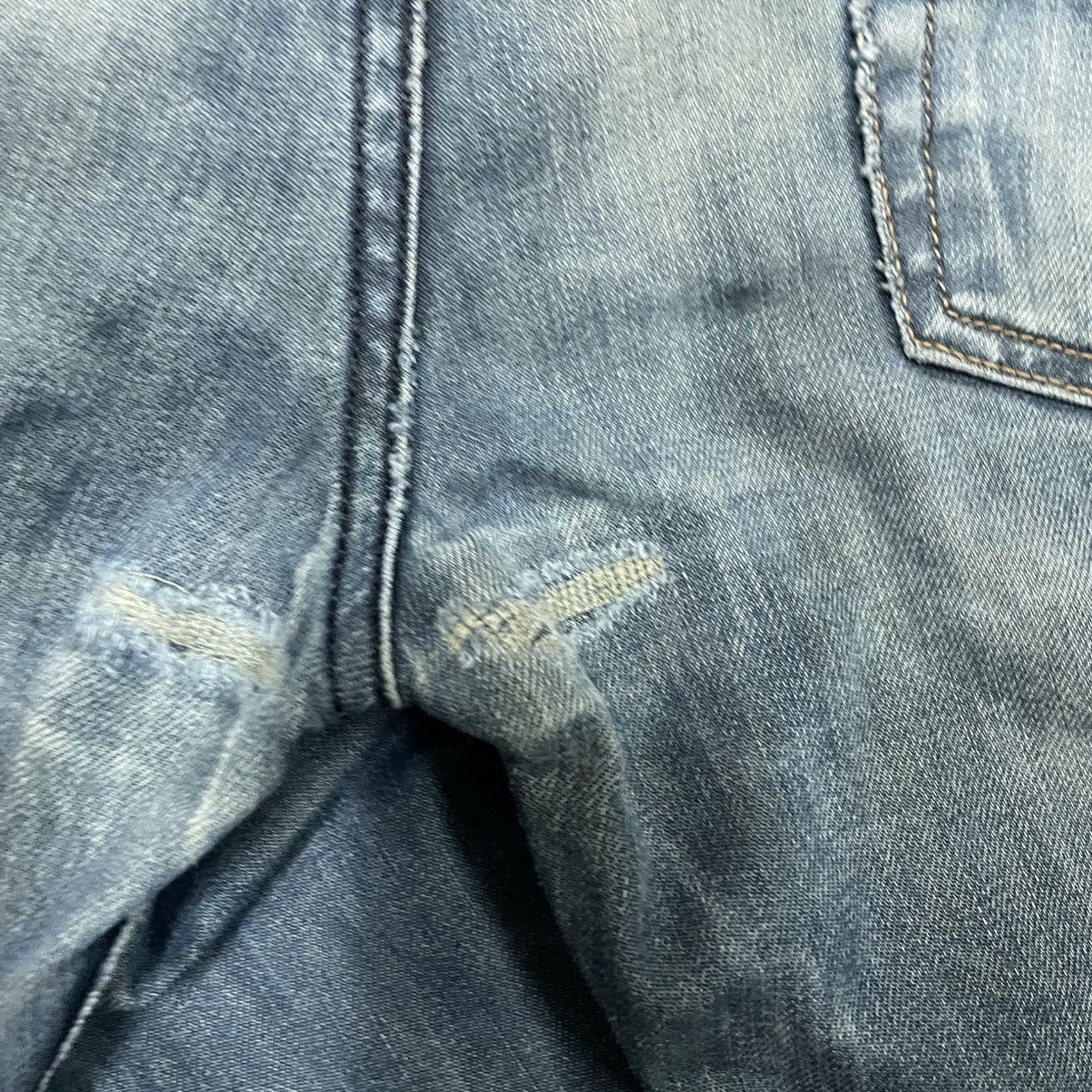 Diesel 🔥Vintage Diesel Industry Washed Ripped Distress Denim Jeans Size US 34 / EU 50 - 12 Thumbnail