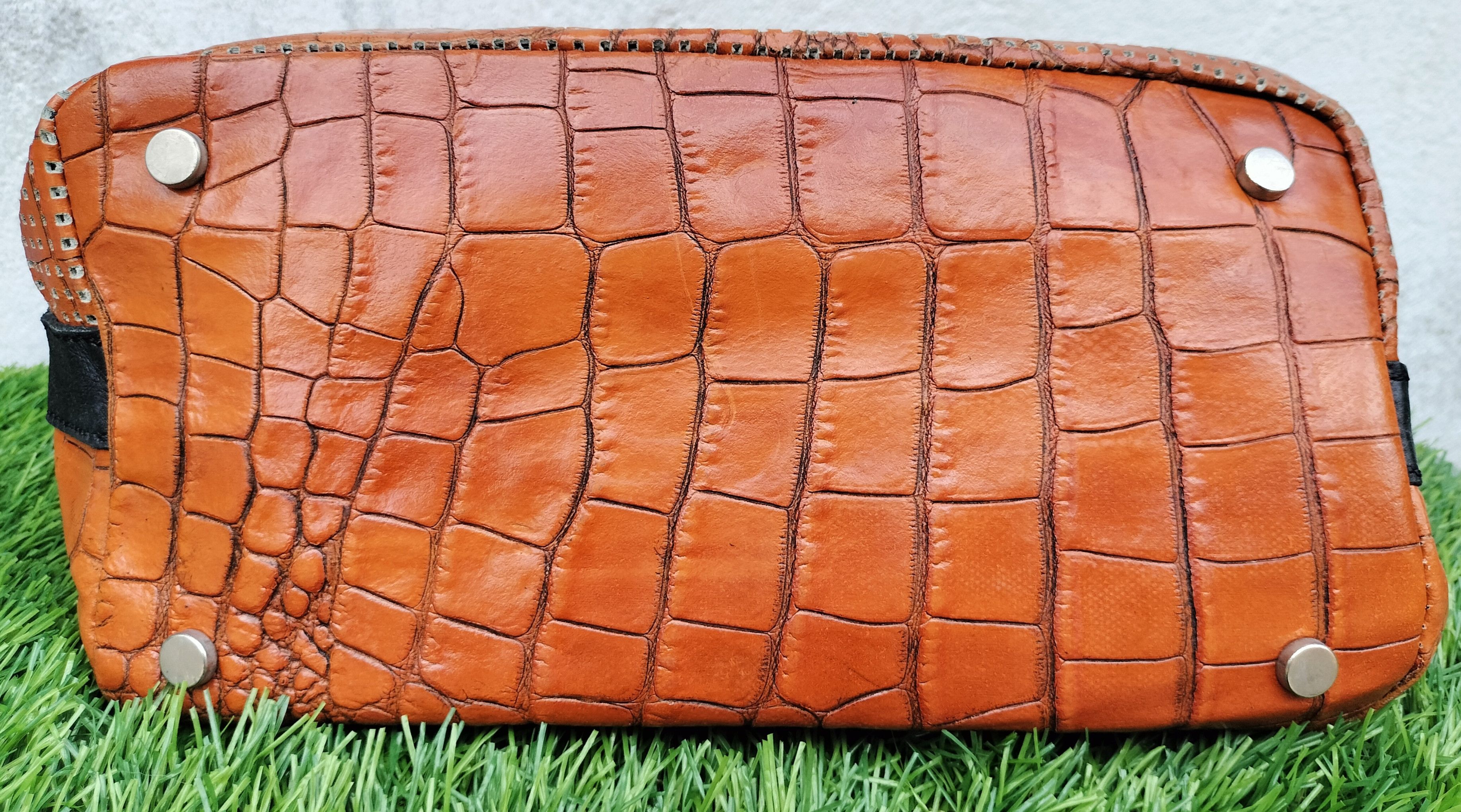 Japanese Brand authentic KITAMURA 2 MILANO alligator leather Size ONE SIZE - 6 Thumbnail