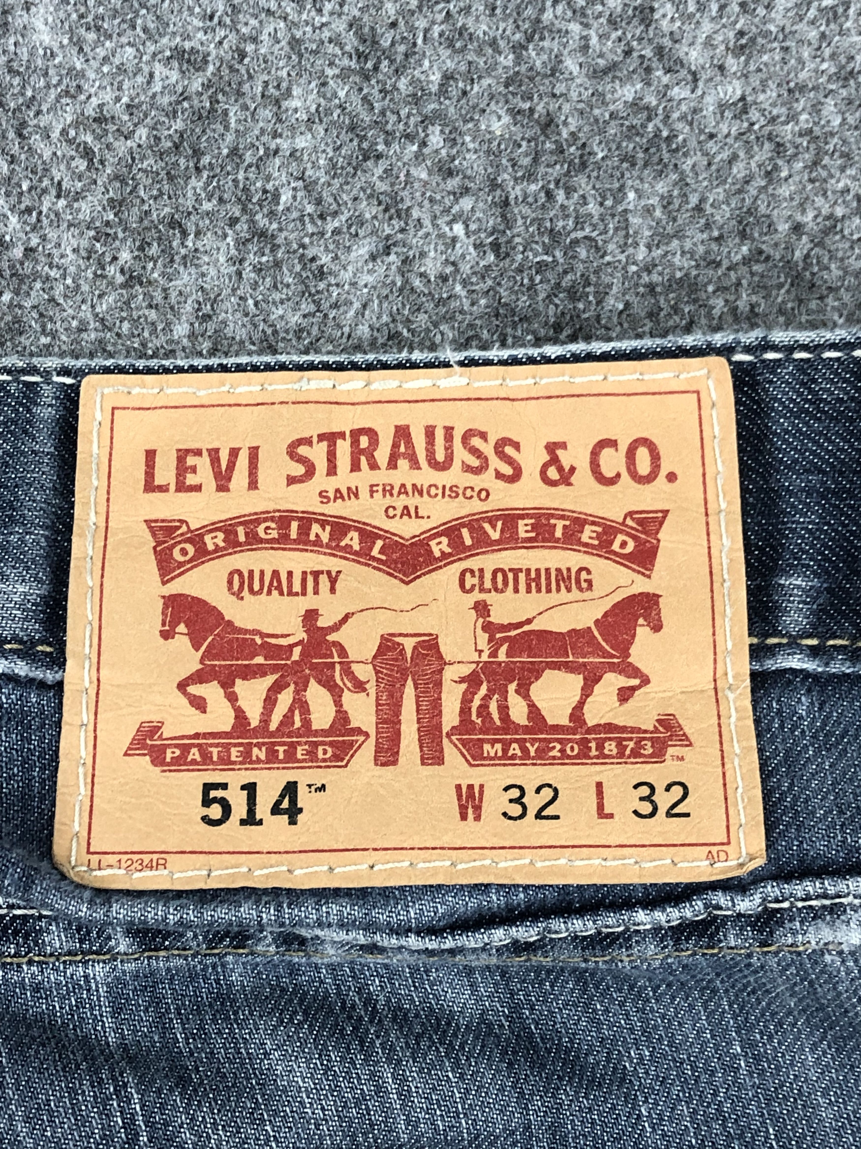 Levi's Vintage Levis 514 Faded Blue Jeans DPP0235 Size US 33 - 5 Thumbnail