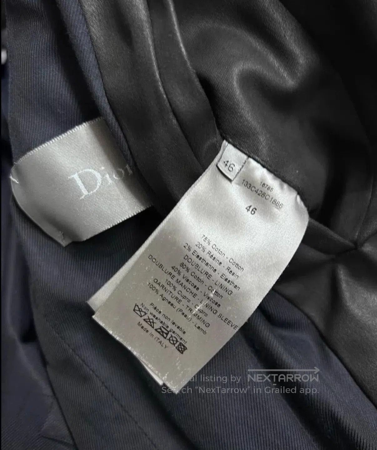 Dior Black Zip-Up Jacket. Size US S / EU 44-46 / 1 - 7 Thumbnail