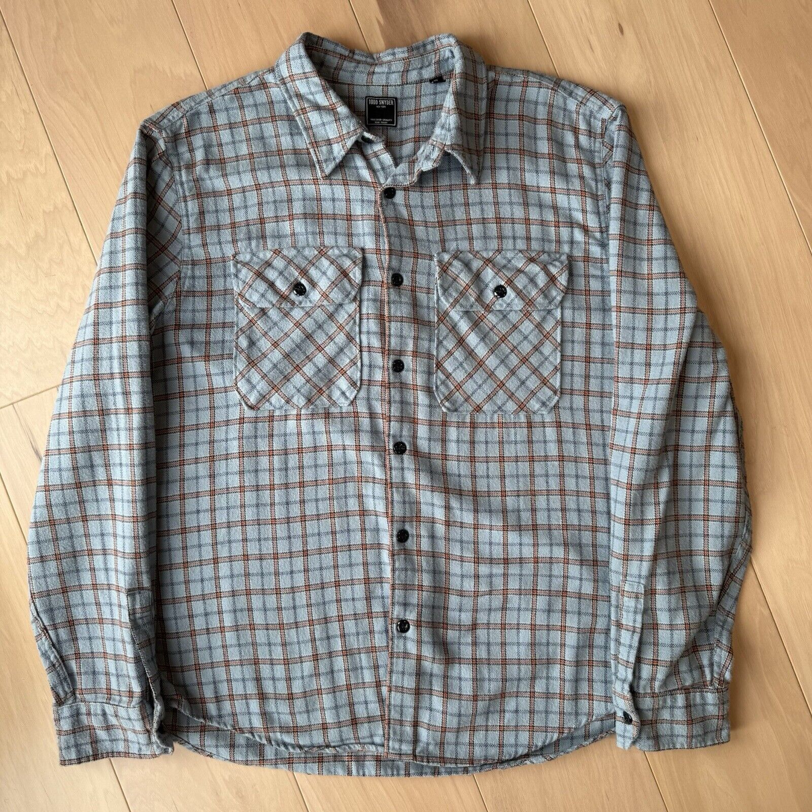 Todd Snyder Todd Snyder Shirt XL Blue Multicolor Casual Button Up Size US XL / EU 56 / 4 - 2 Thumbnail