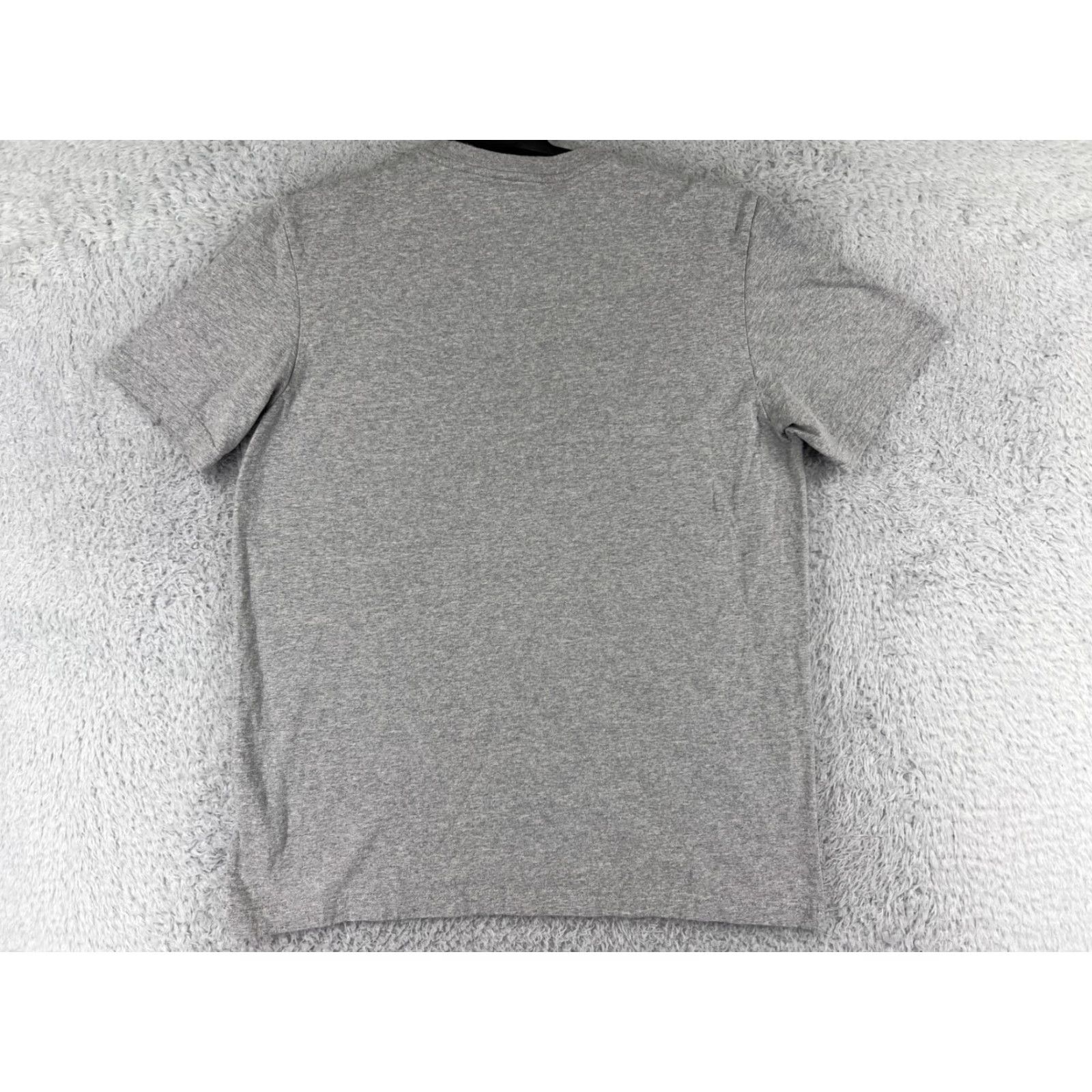 Adidas Adidas Shirt Mens Large Gray Short Sleeve Crew Neck Cotton Spellout Logo Size US L / EU 52-54 / 3 - 2 Thumbnail