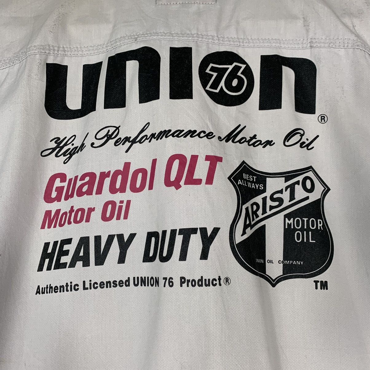 Japanese Brand Vintage Union 76 Heavy Duty Motor Oil Coverall Size US 36 / EU 52 - 11 Thumbnail