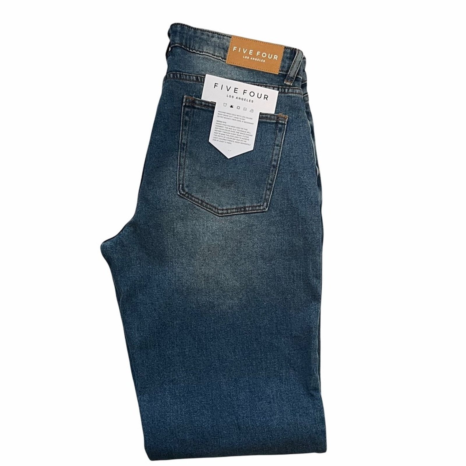 Five Four Five Four Rollins Relaxed 5 Pocket Jean Indigo Blue 31 Mens Size US 31 - 2 Thumbnail