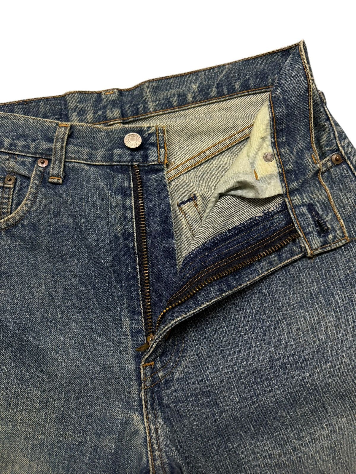 Levi's Vintage Clothing Vintage Levi’s 502 Big E Selvedge Denim Jeans Japan | W30 Size US 30 / EU 46 - 10 Thumbnail