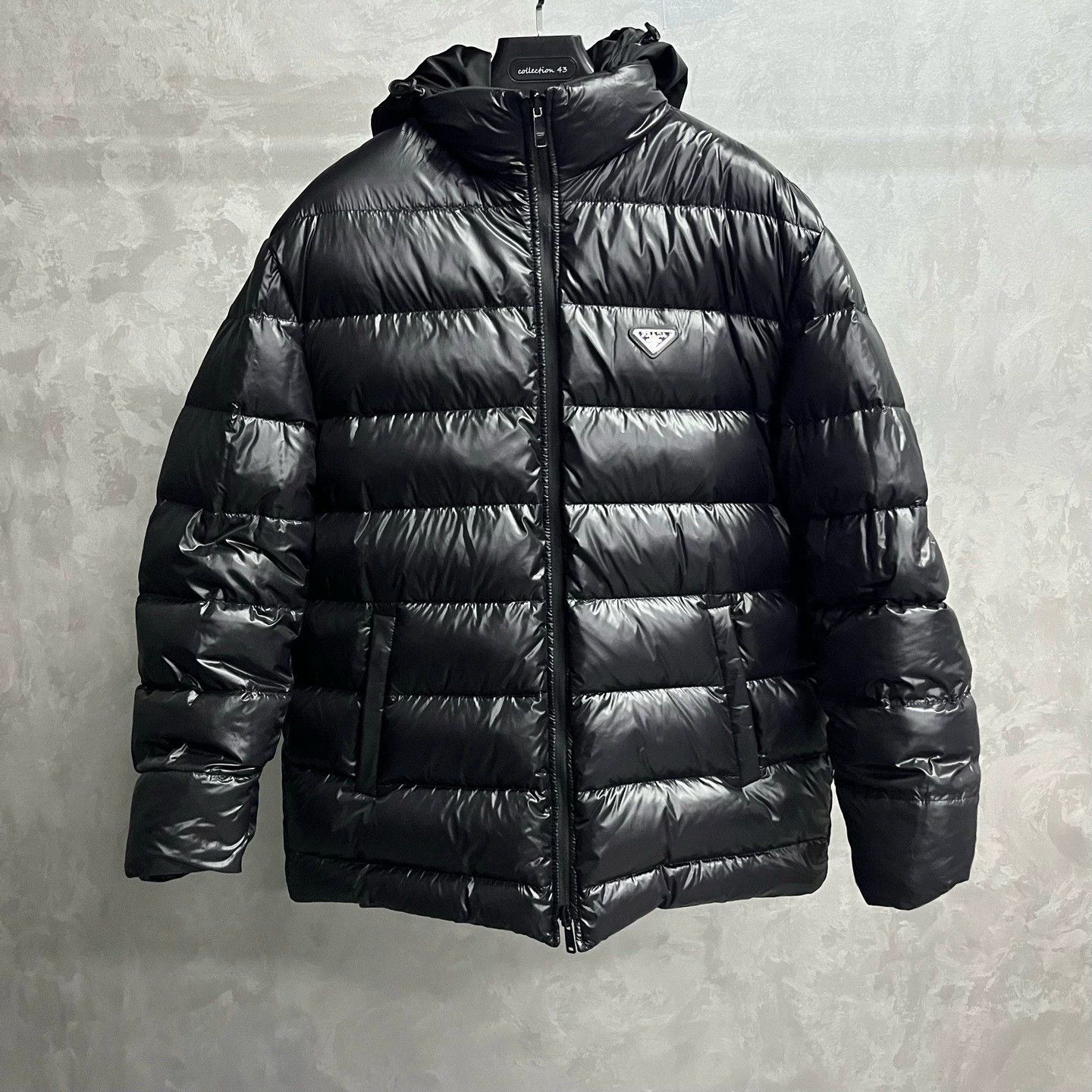 Prada black double-sided hooded jacket by prada Size US L / EU 52-54 / 3 - 6 Thumbnail