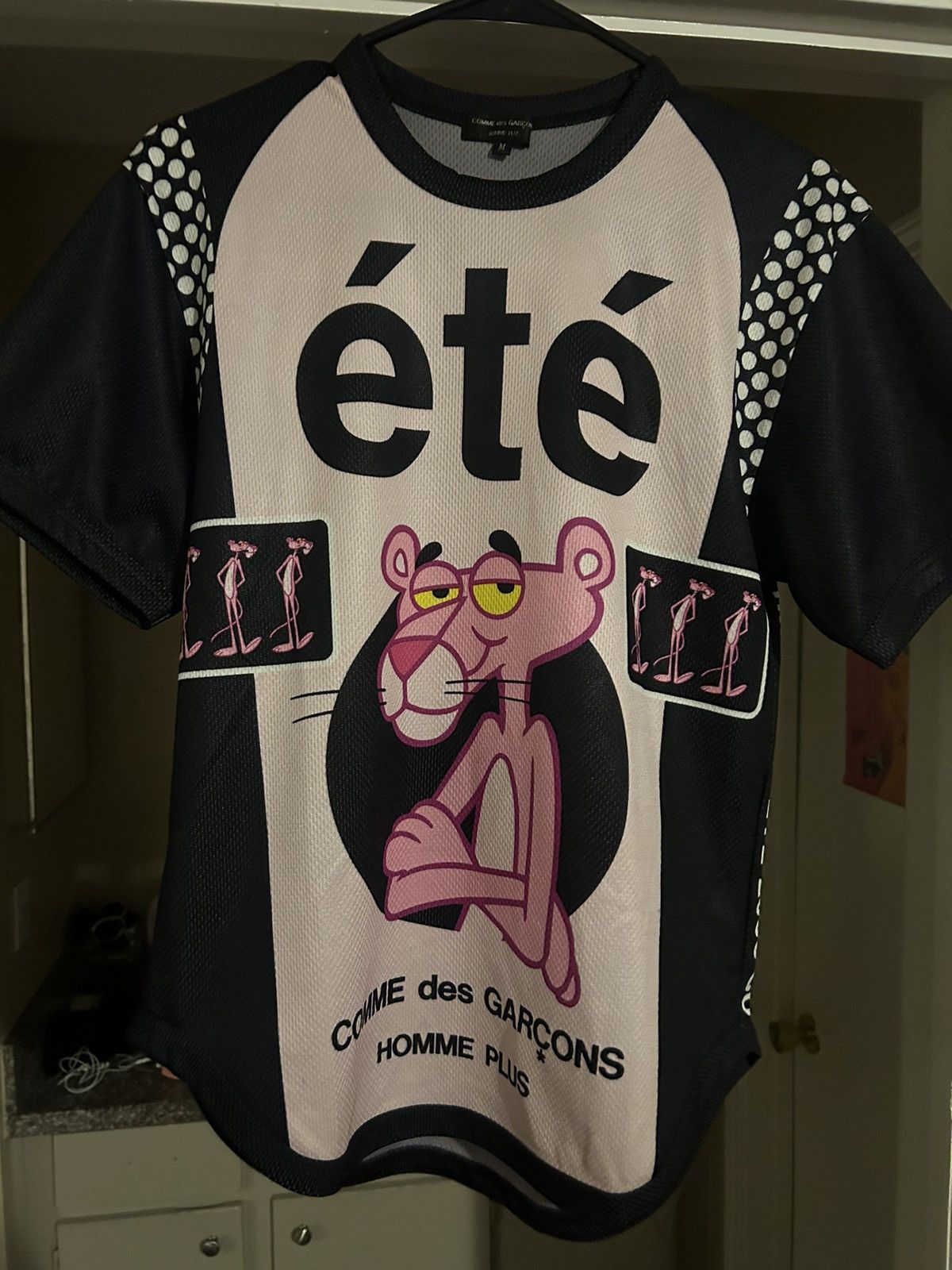 Comme Des Garcons Homme Plus Rare CDG Pink Panther Cycling Tee | Grailed