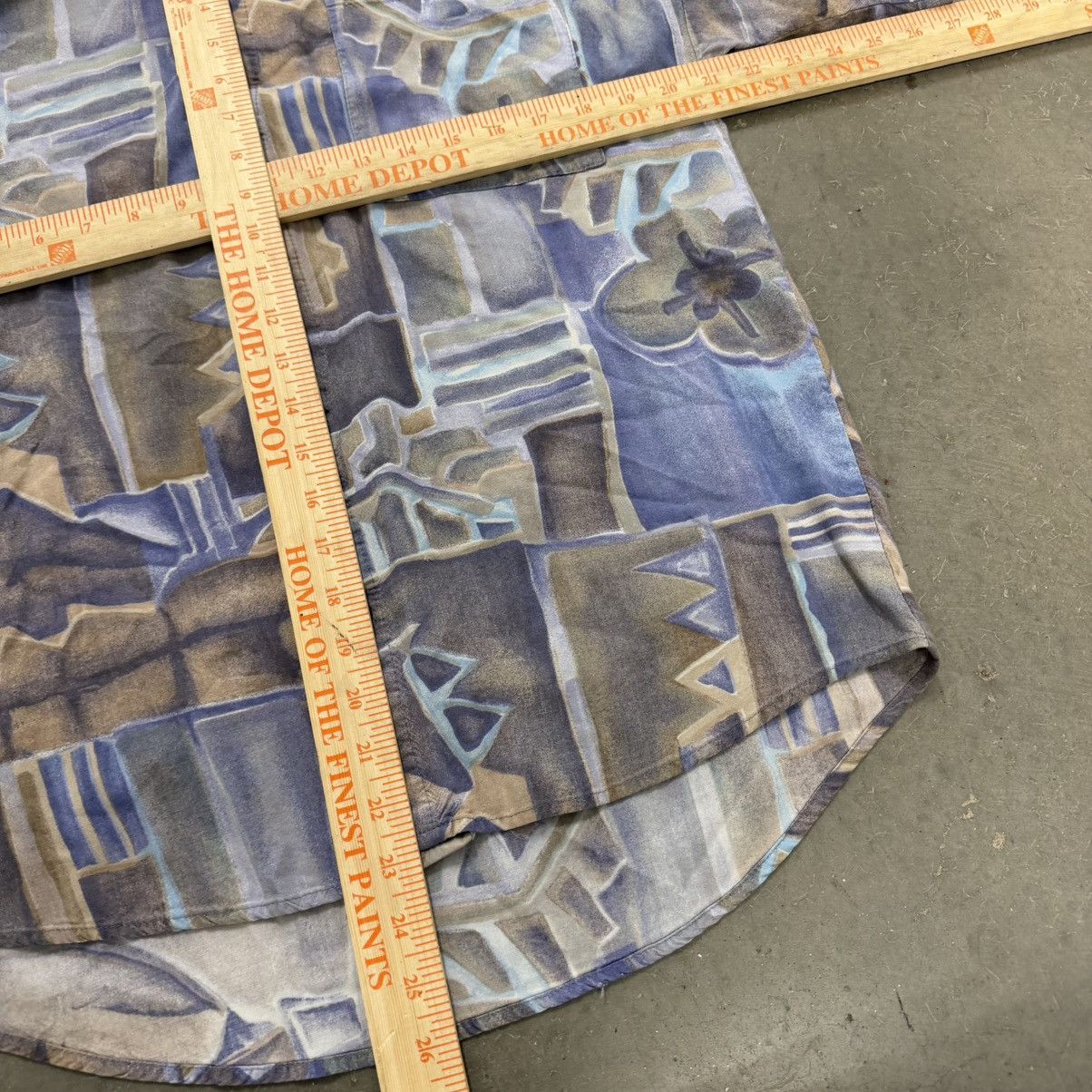 Mexx Vintage 90s MAXX Abstract Geometric Floral Print Rayon Size US M / EU 48-50 / 2 - 3 Thumbnail