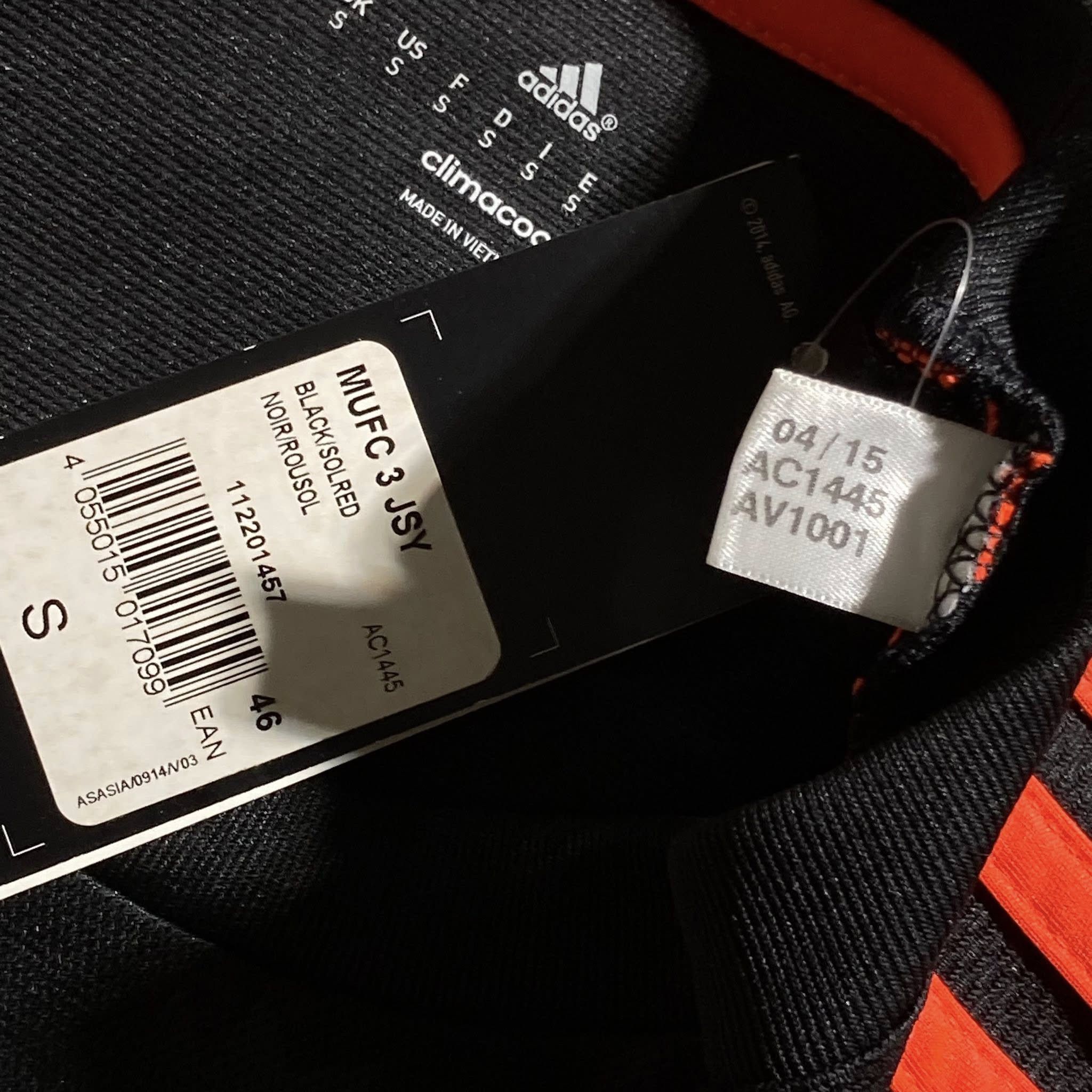 Adidas 2015-16 Manchester United Third Rooney 10 Adidas AC1445 Size US S / EU 44-46 / 1 - 9 Thumbnail