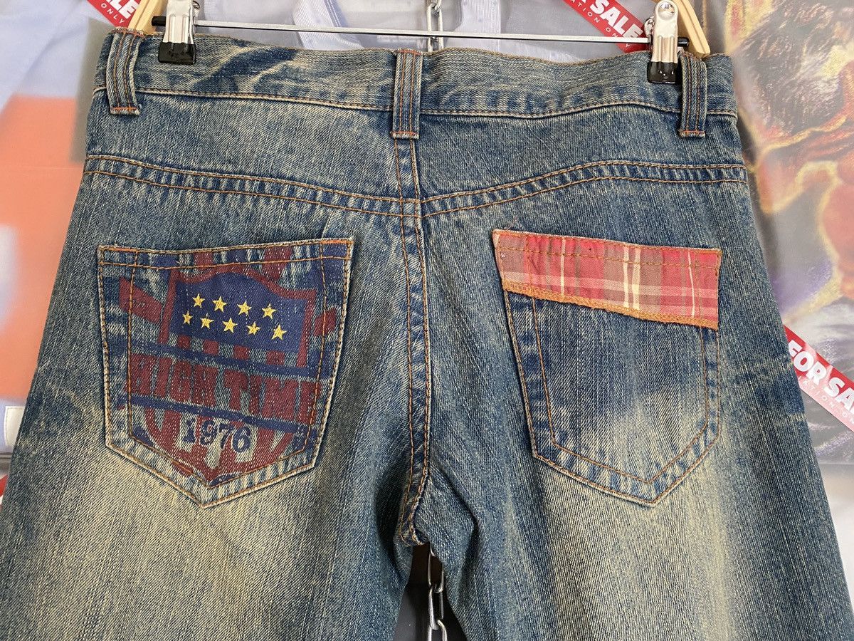 Hysteric Glamour Playchess Jeans Painted Jeans Rework Size US 33 - 7 Thumbnail