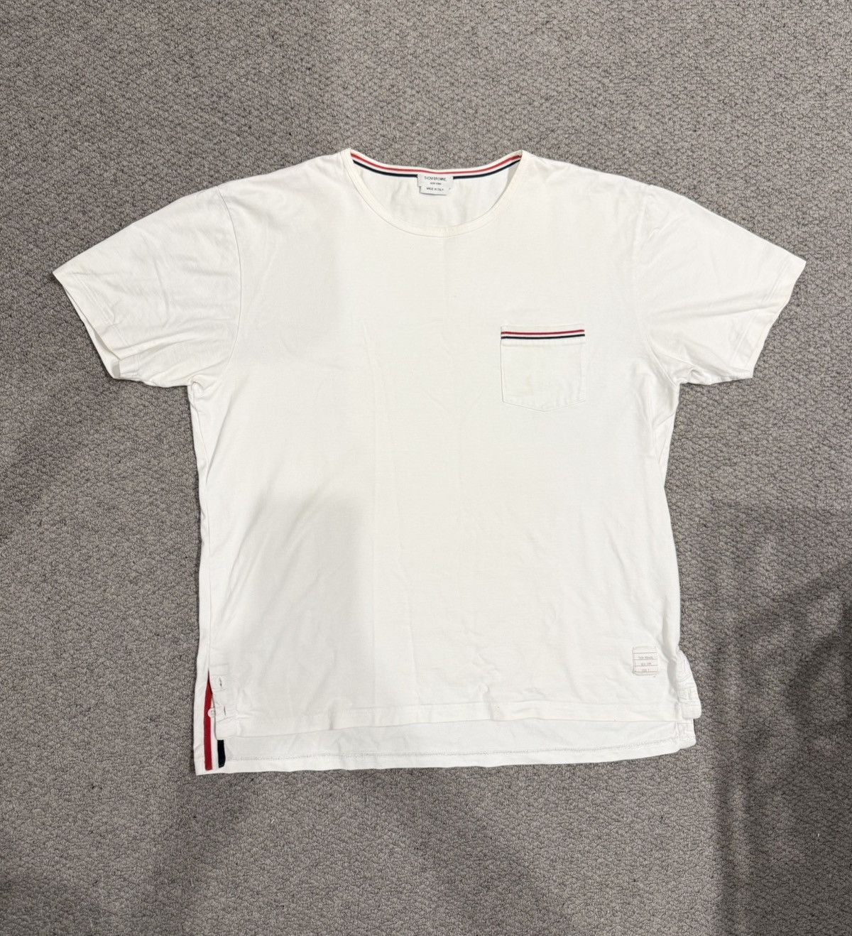 Thom Browne THOM BROWNE POCKET TEE Size US L / EU 52-54 / 3 - 1 Thumbnail