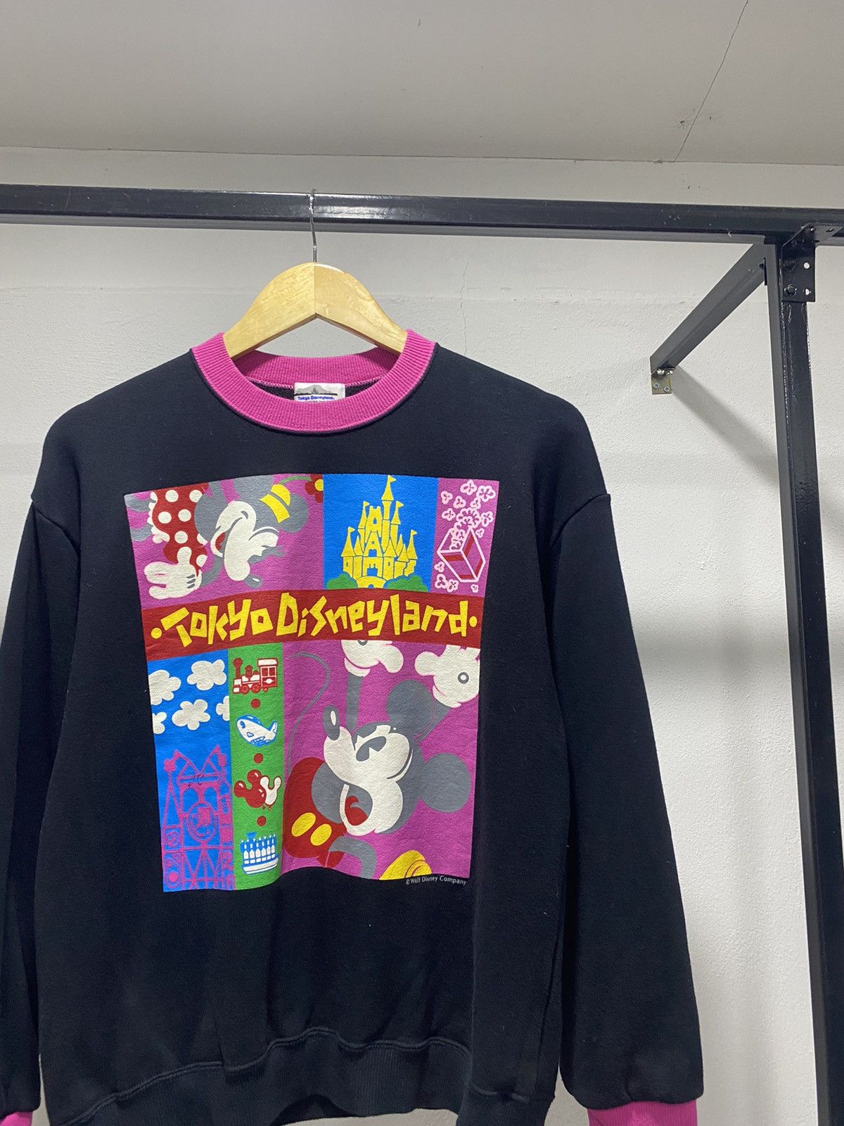 Disney × Vintage 💥Vintage Tokyo Disneyland Sweatshirt Print 90s Size S / US 4 / IT 40 - 1 Thumbnail