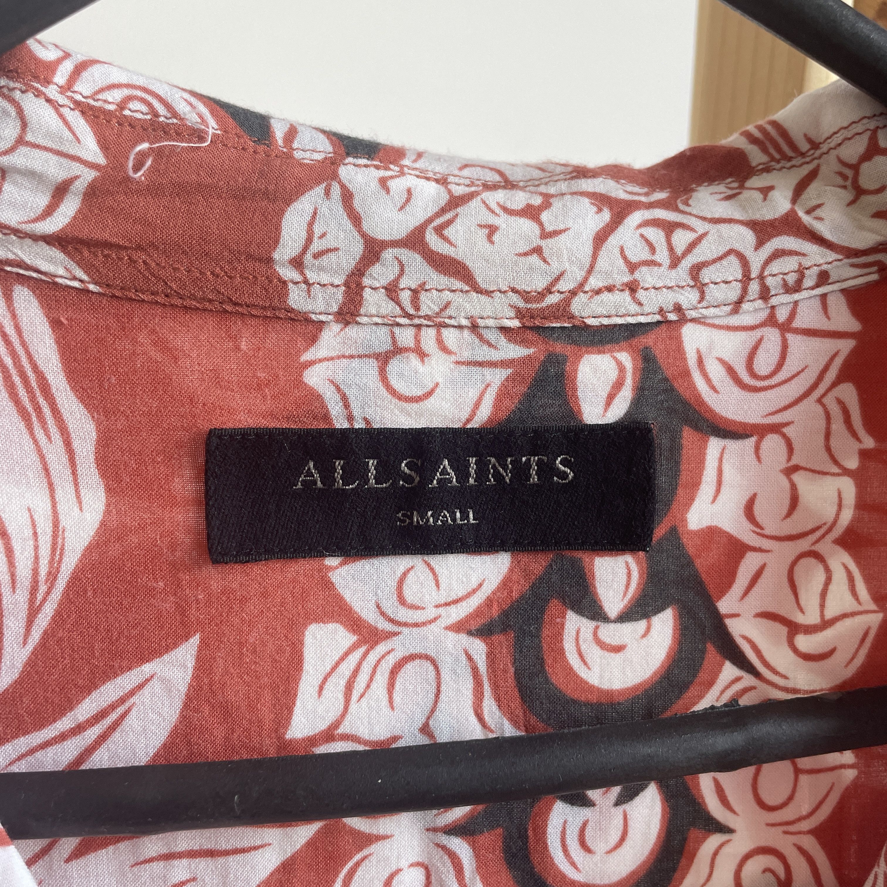 Allsaints Allsaints Ananas Pineapple Print Camp Collar Viscose Shirt Size US S / EU 44-46 / 1 - 6 Thumbnail