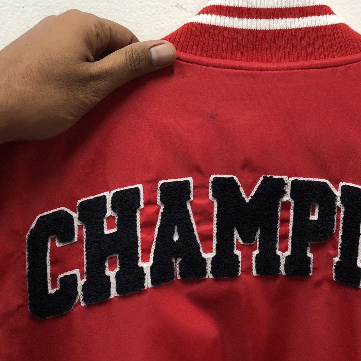 Champion Champion USA 🇺🇸 Lined Quilted Bomber Jacket Size US L / EU 52-54 / 3 - 12 Thumbnail