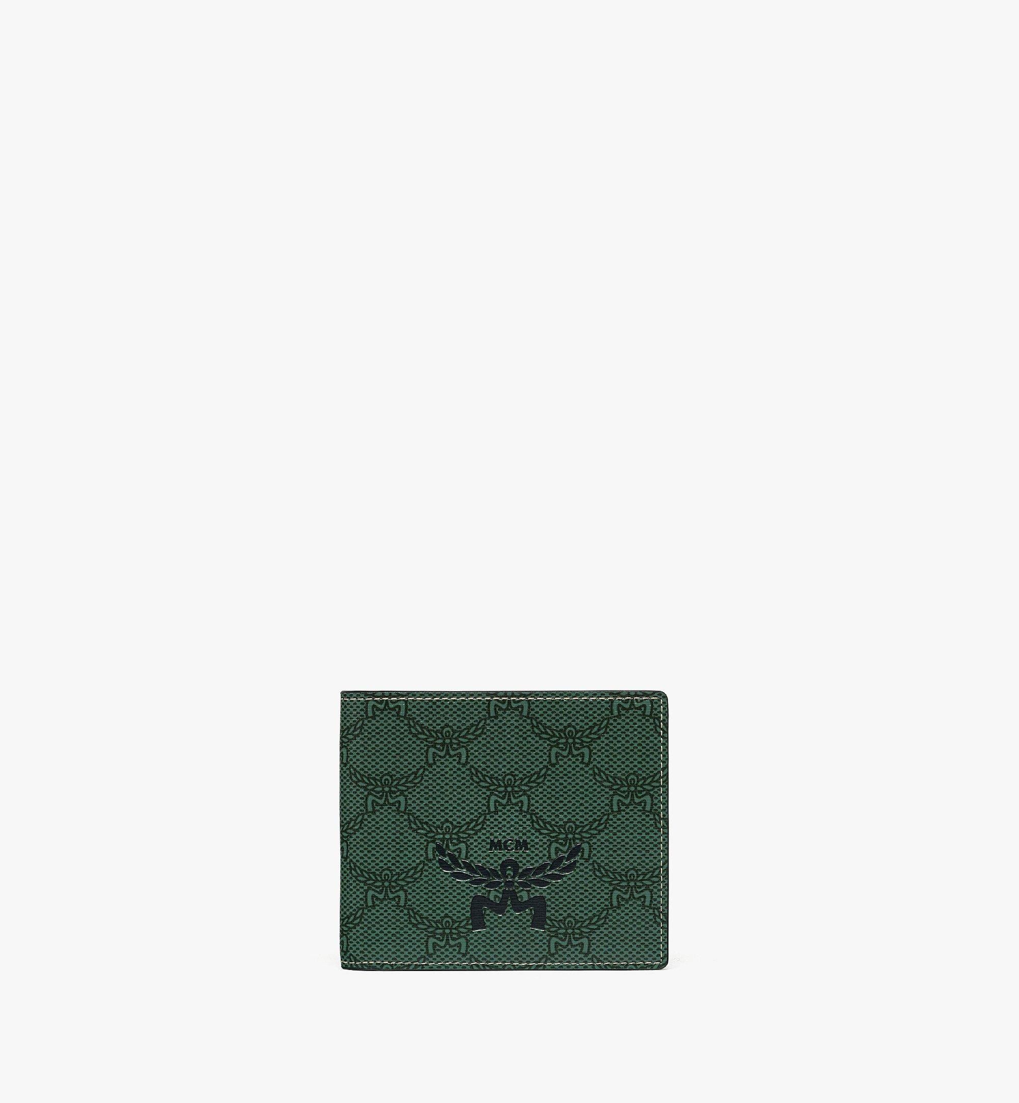 MCM o1mt1gz0225 Size: OS / Small Fold Wallet in Green Size ONE SIZE - 1 Thumbnail