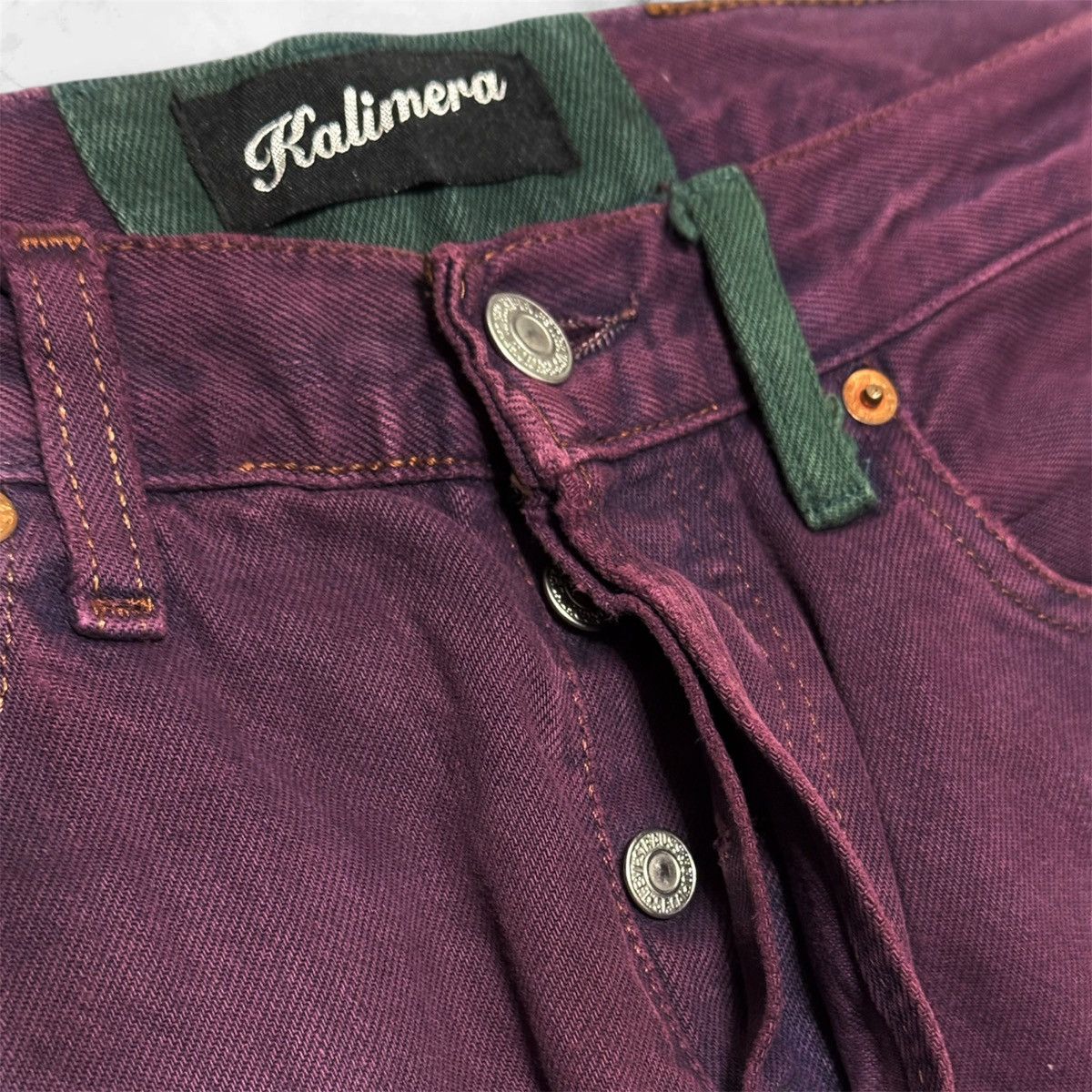 Levi's × Vintage Vintage 90s Levis Rebuild by Kalimera patchwork denim jeans Size US 31 - 9 Thumbnail