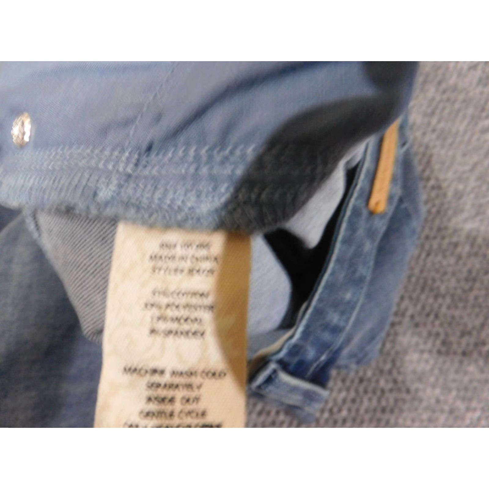 Soft Surroundings Soft Surroundings Jeans Straight 4P Petite Women Denim Stretch Mid Rise Inseam 27 Blue Retro Size 28" / US 6 / IT 42 - 5 Thumbnail