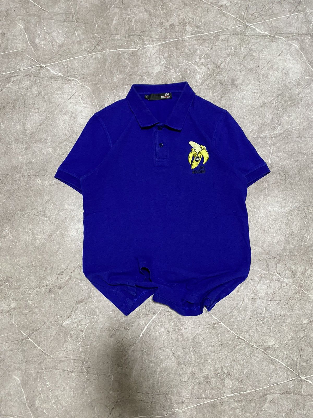 Designer × Moschino Rare Love Moschino Banan Polo Blue Size S Size US S / EU 44-46 / 1 - 3 Thumbnail