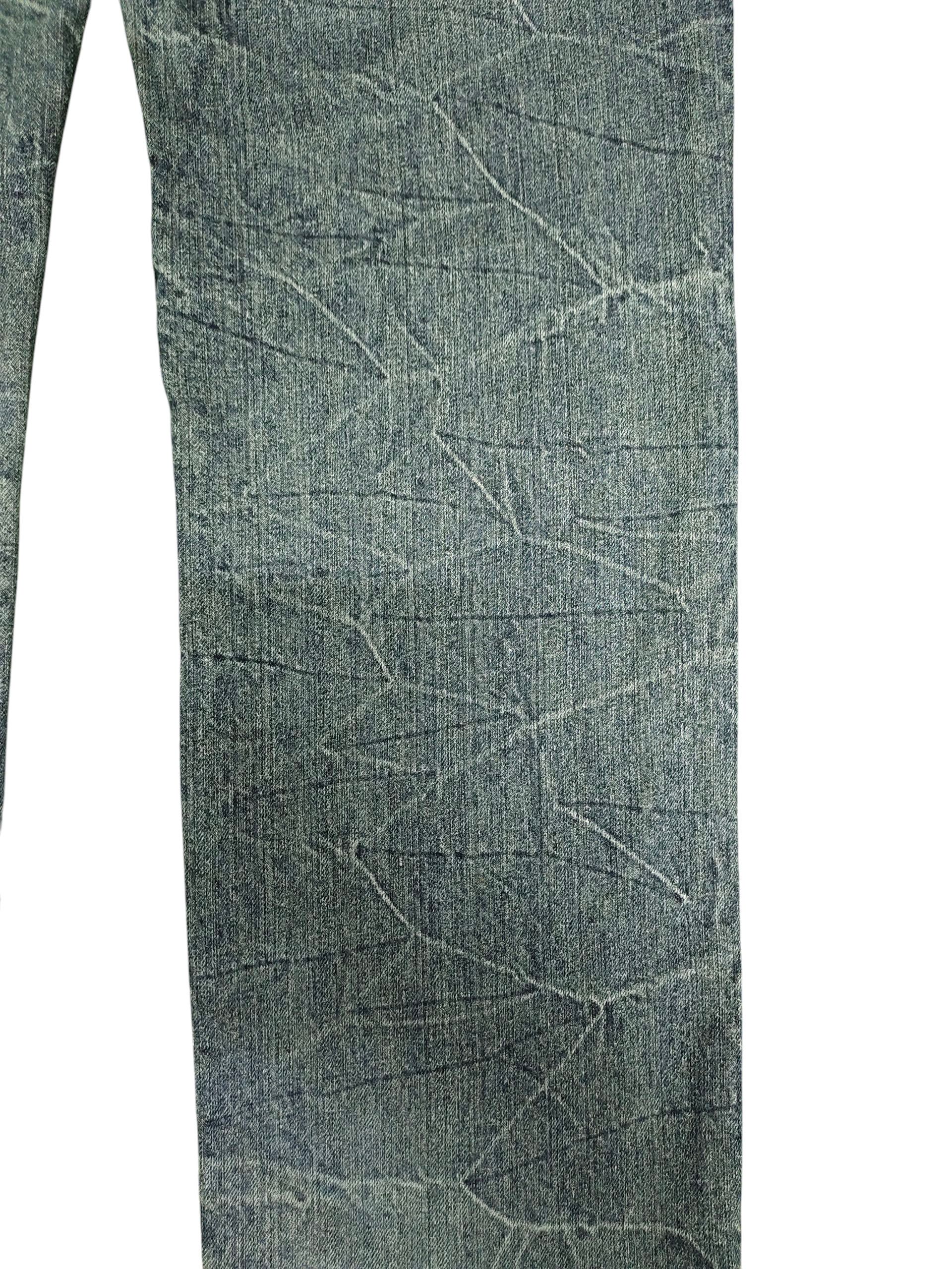Hysteric Glamour × Undercover Japanese Brand Double Waist Clawmark Distress Faded Jeans Size US 37 - 3 Thumbnail