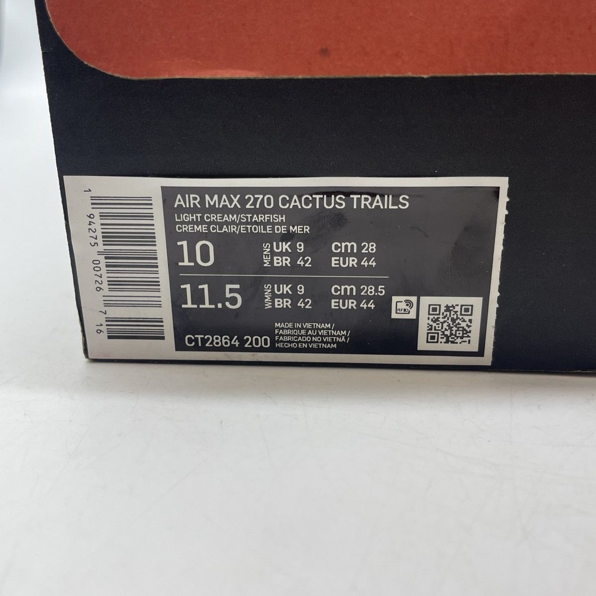 Nike Travis Scott x air max 270 cactus trail Size US 10 / EU 43 - 9 Thumbnail