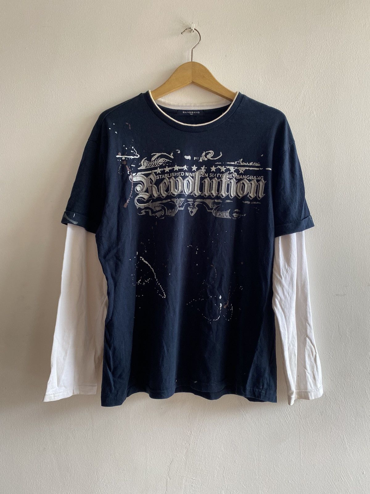 Hysteric Glamour × If Six Was Nine × Le Grande Bleu (L.G.B.) Japanese Poem Double Layer Rock Ifsixwasnine Lgb Style Size US L / EU 52-54 / 3 - 1 Thumbnail