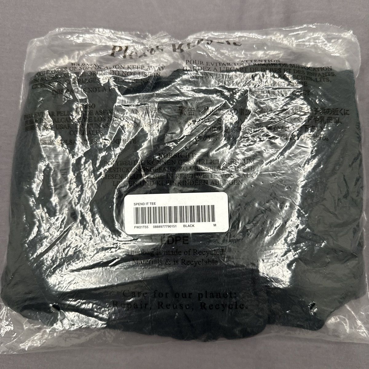 Supreme Supreme “Spend It” Tee FW21 Size US M / EU 48-50 / 2 - 5 Thumbnail