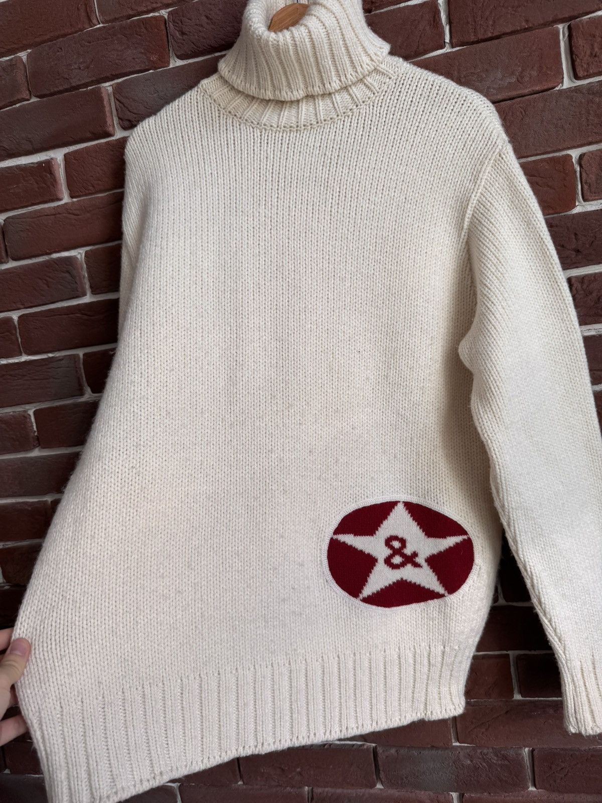 Dolce & Gabbana Vintage Dolce & Gabbana D&G Star Wool Turtleneck Sweater Size US M / EU 48-50 / 2 - 5 Thumbnail