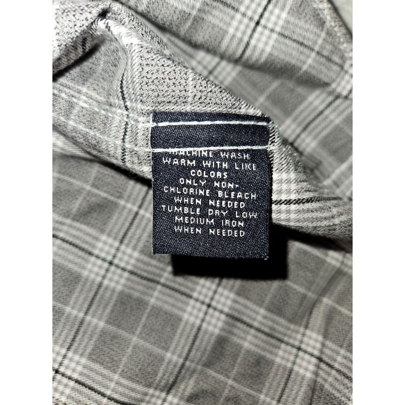 Hart Schaffner Marx Hart Schaffner Marx Button-Up Shirt XL Men Long Sleeve Gray Plaid Size US XL / EU 56 / 4 - 7 Thumbnail