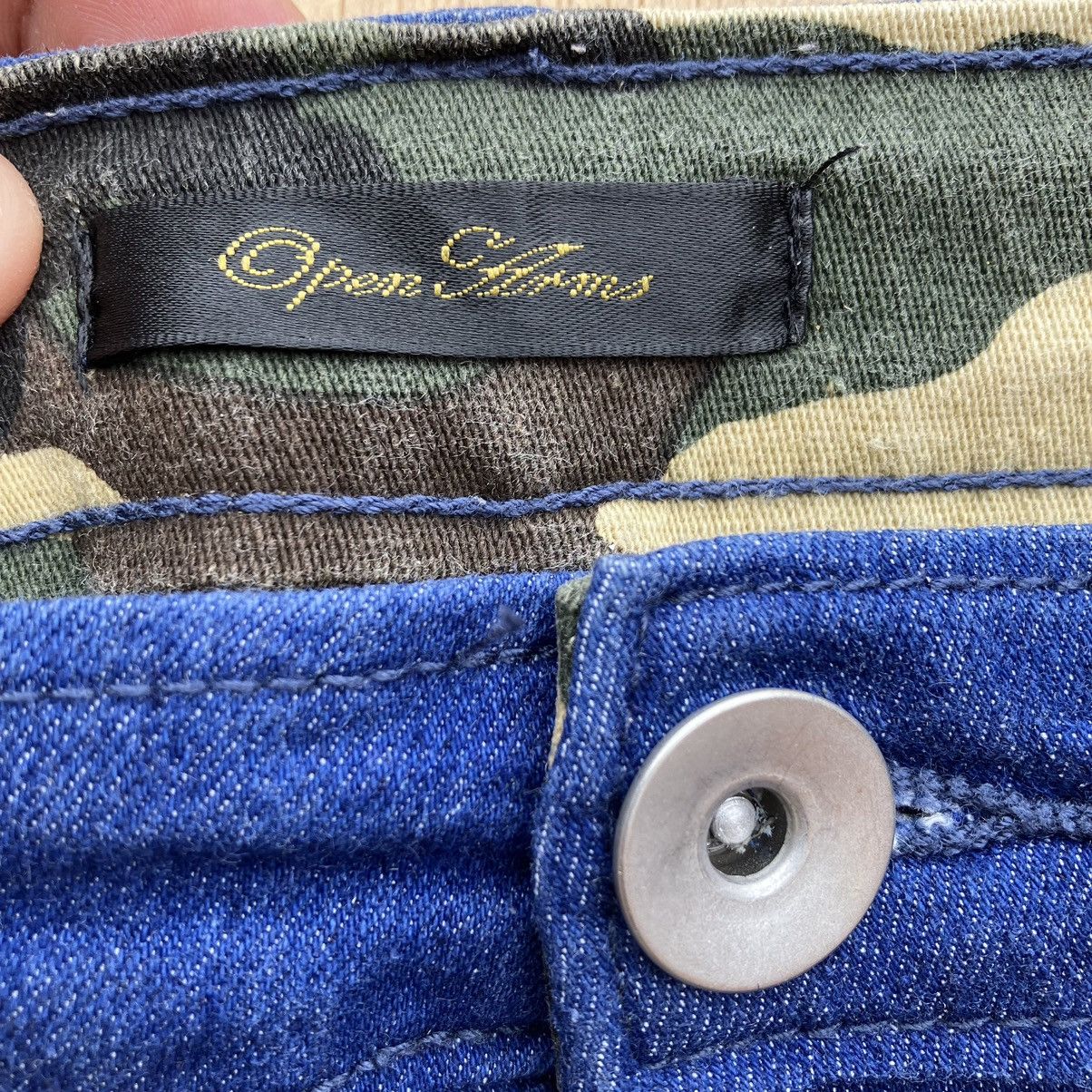 Japanese Brand DROP CROTCH OPEN ARMS STRETCH DENIM Size US 34 / EU 50 - 6 Thumbnail