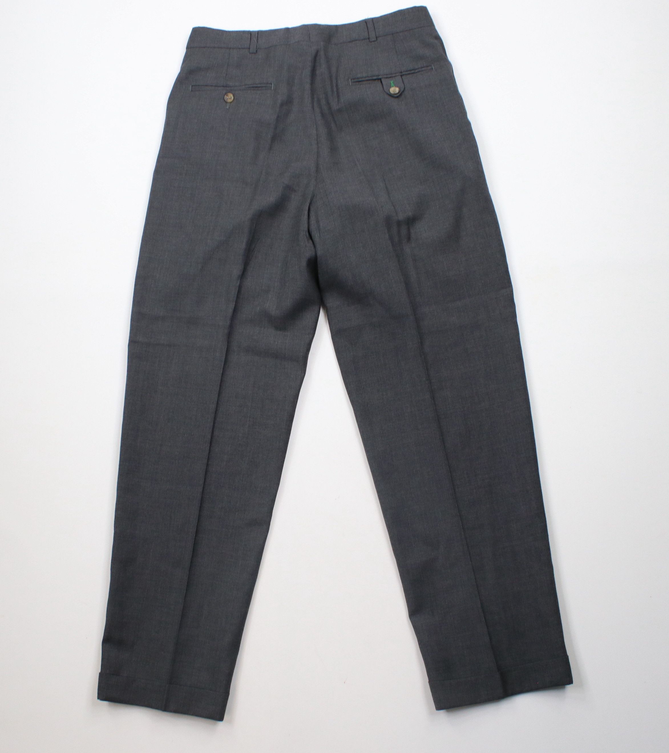 Tommy Hilfiger × Vintage Vintage 90s Tommy Hilfiger Wool Pleated Cuffed Chino Pants Size US 30 / EU 46 - 11 Thumbnail