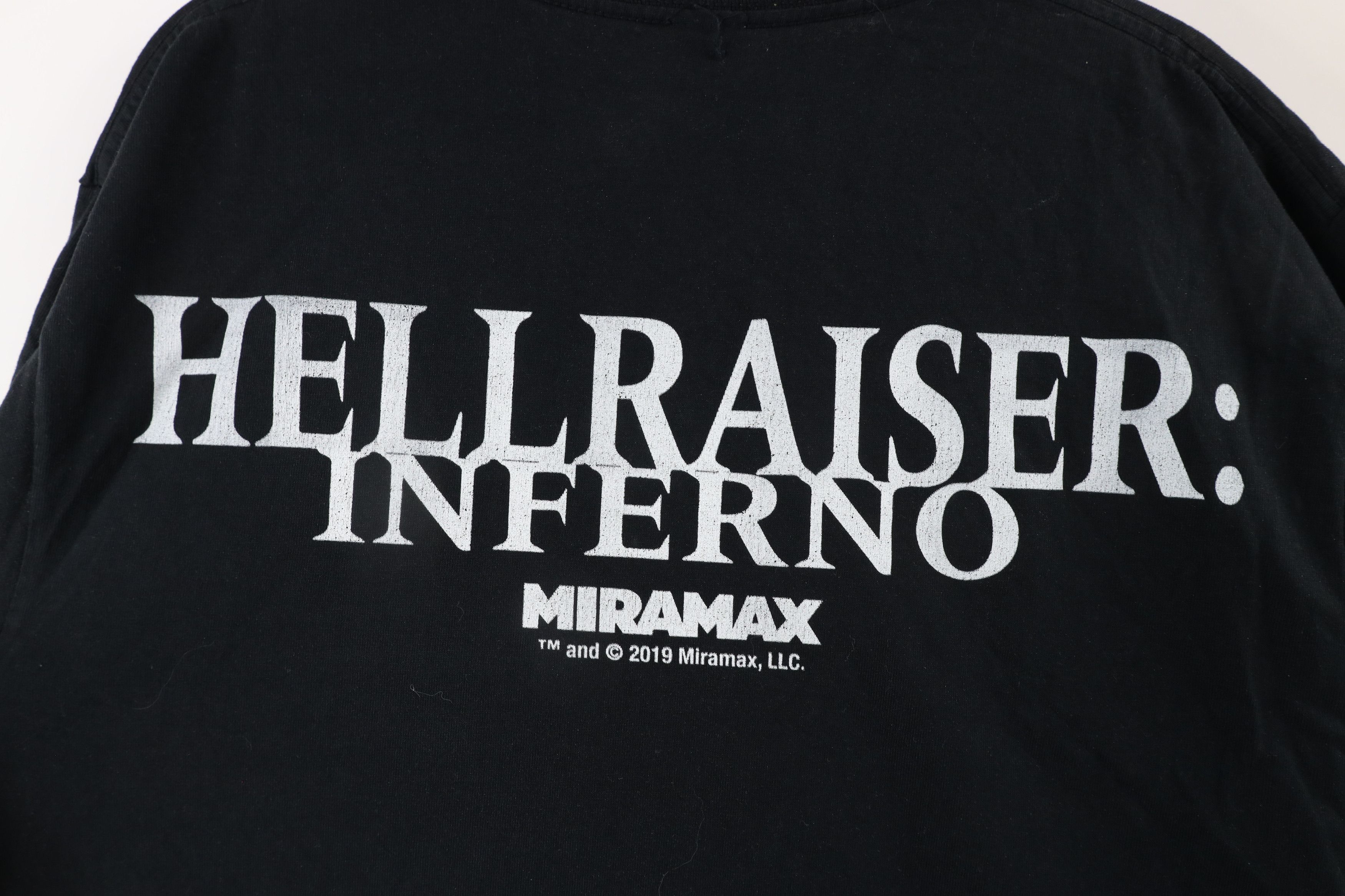 Vintage Y2K Streetwear Hellraiser Inferno Movie T-Shirt Black Size US M / EU 48-50 / 2 - 11 Thumbnail