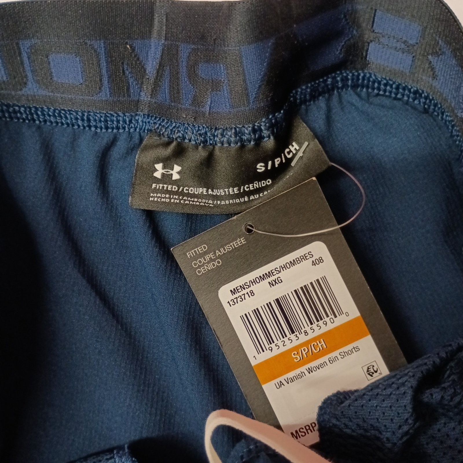 Under Armour Under Armour Mens UA Vanish Woven 6in Shorts Size S Blue NWT Size US 28 / EU 44 - 4 Thumbnail