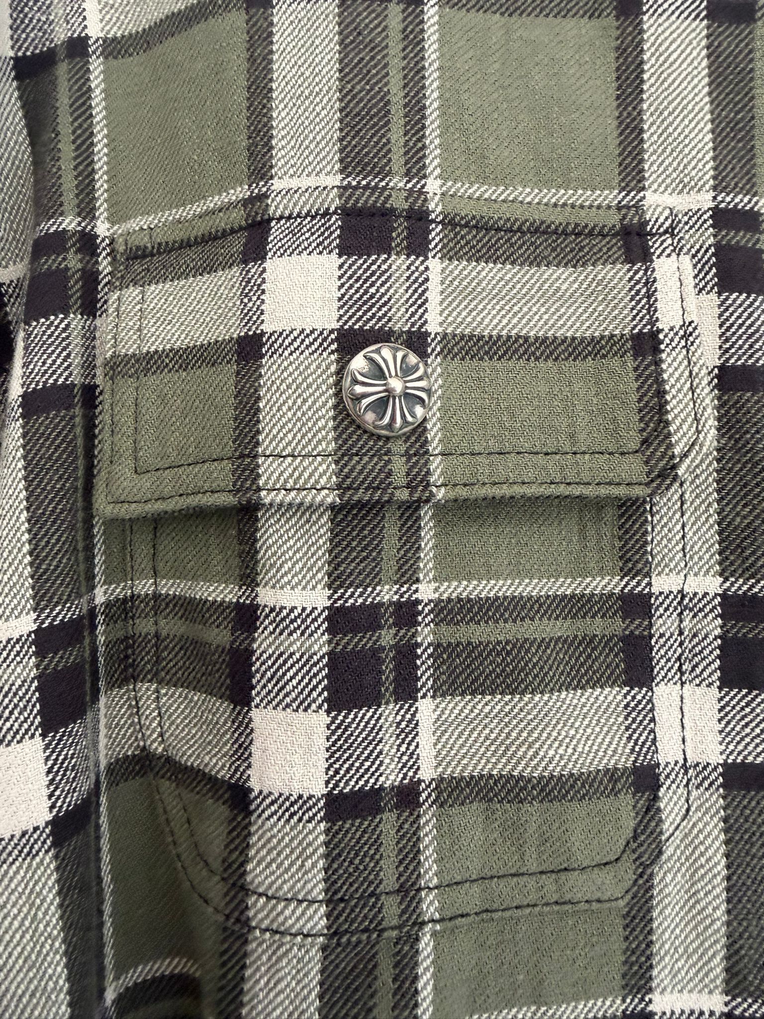Chrome Hearts Chrome Hearts Flannel Green Size US L / EU 52-54 / 3 - 6 Thumbnail