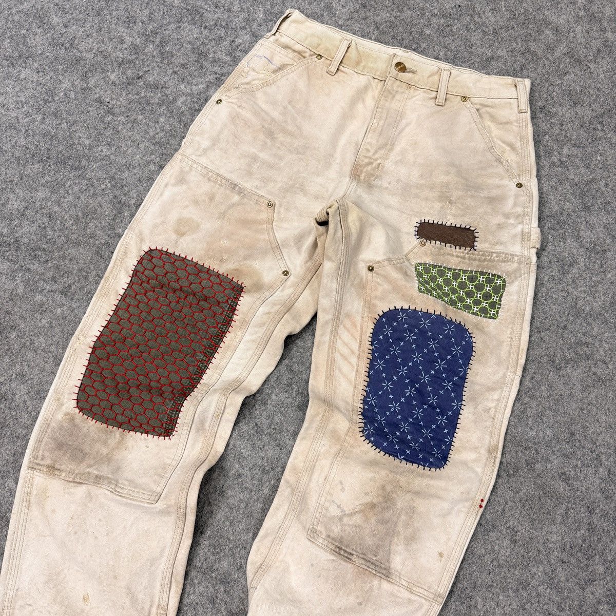 Carhartt 1 of 1 carhartt Sashiko double knee Size US 30 / EU 46 - 1 Thumbnail