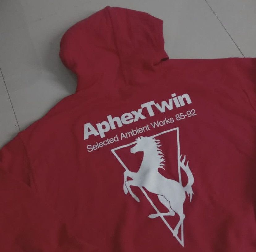 Gildan × Vintage 00s Aphex Twin Reprint Hoodie Size US M / EU 48-50 / 2 - 4 Thumbnail