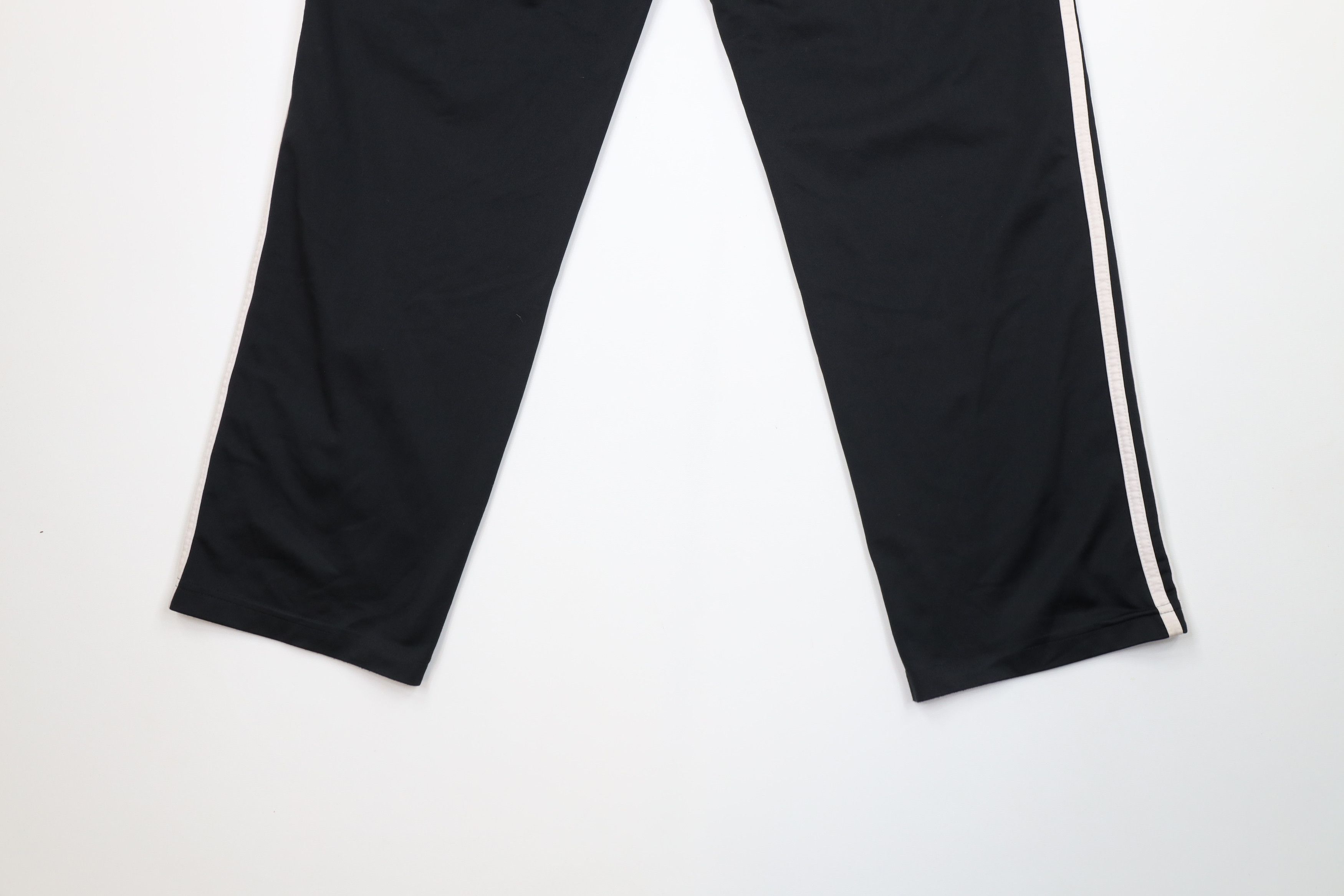 Adidas Vintage Y2K Adidas Striped Wide Leg Sweatpants Pants Black Size US 32 / EU 48 - 14 Thumbnail