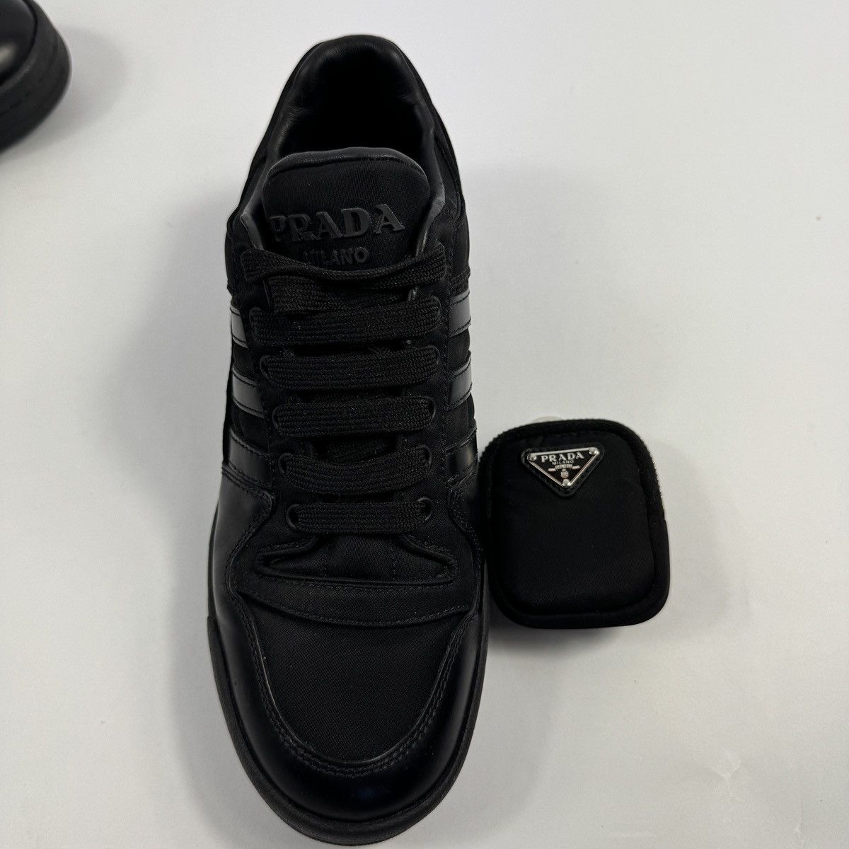 Prada x ADIDAS FORUM SNEAKERS Size US 5.5 / IT 35.5 - 12 Thumbnail